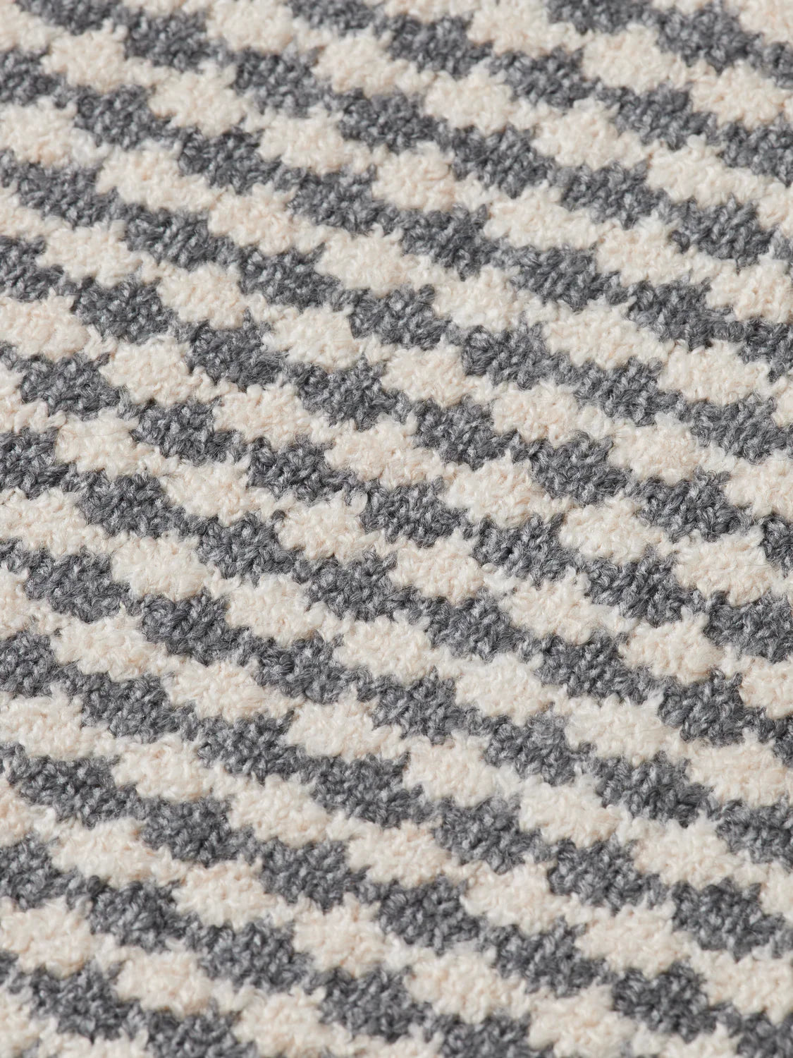 Chenille Pullover | Grey Melange/Eggnog