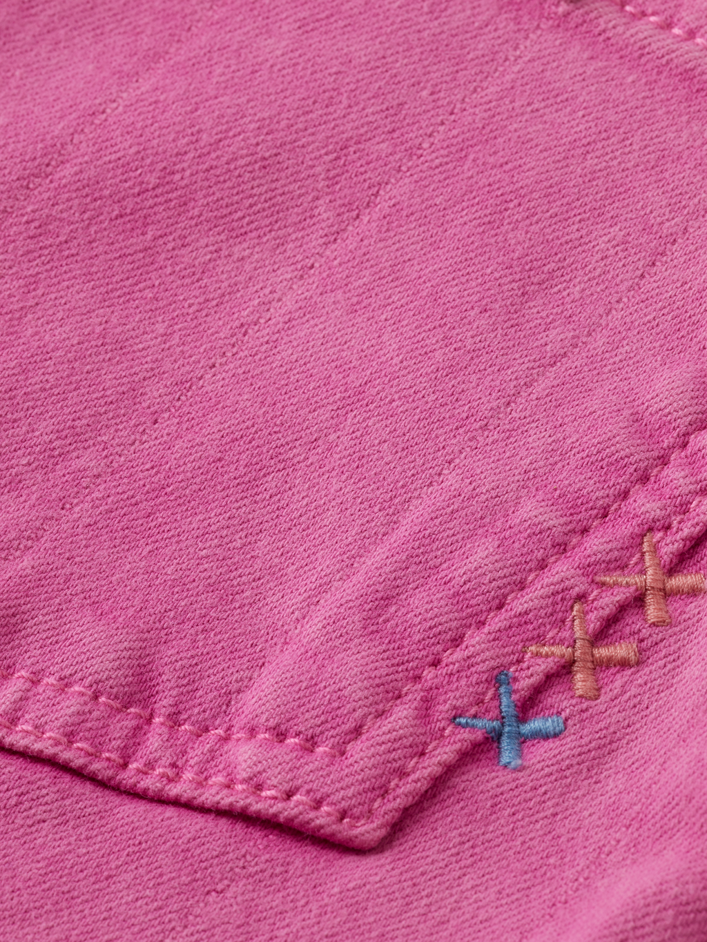 The Wave Wide Leg Jeans | Fuchsia Red