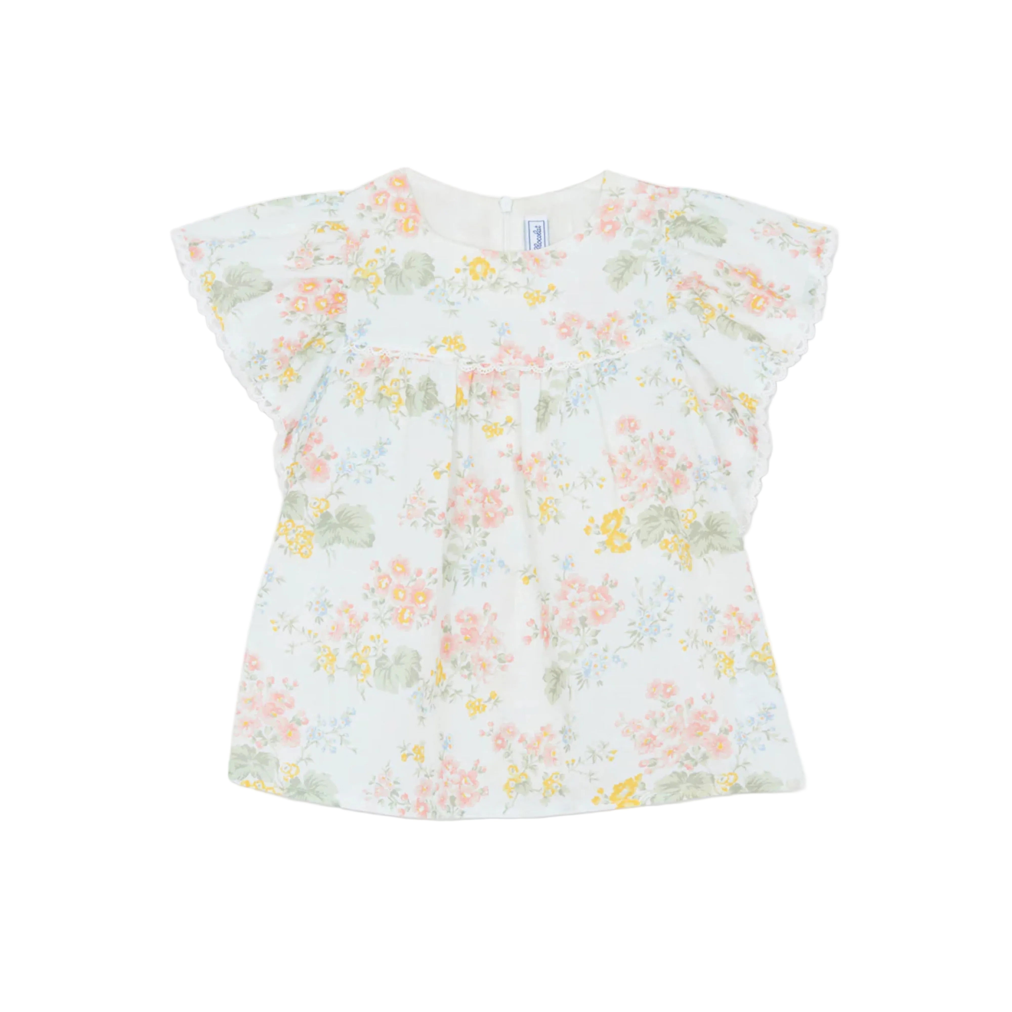 Floral Printed Tunic | Ecru