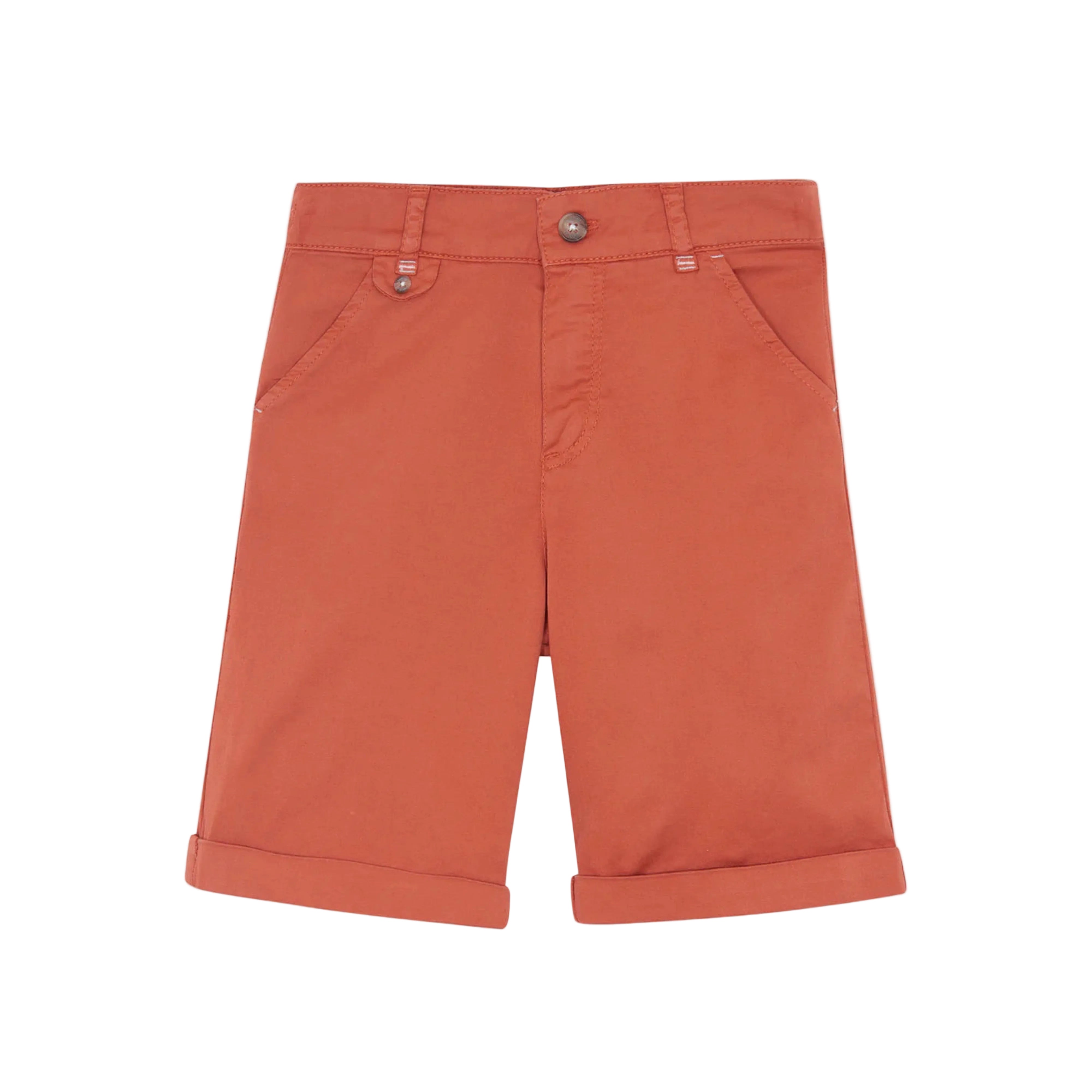 Cotton Short | Orange Twill