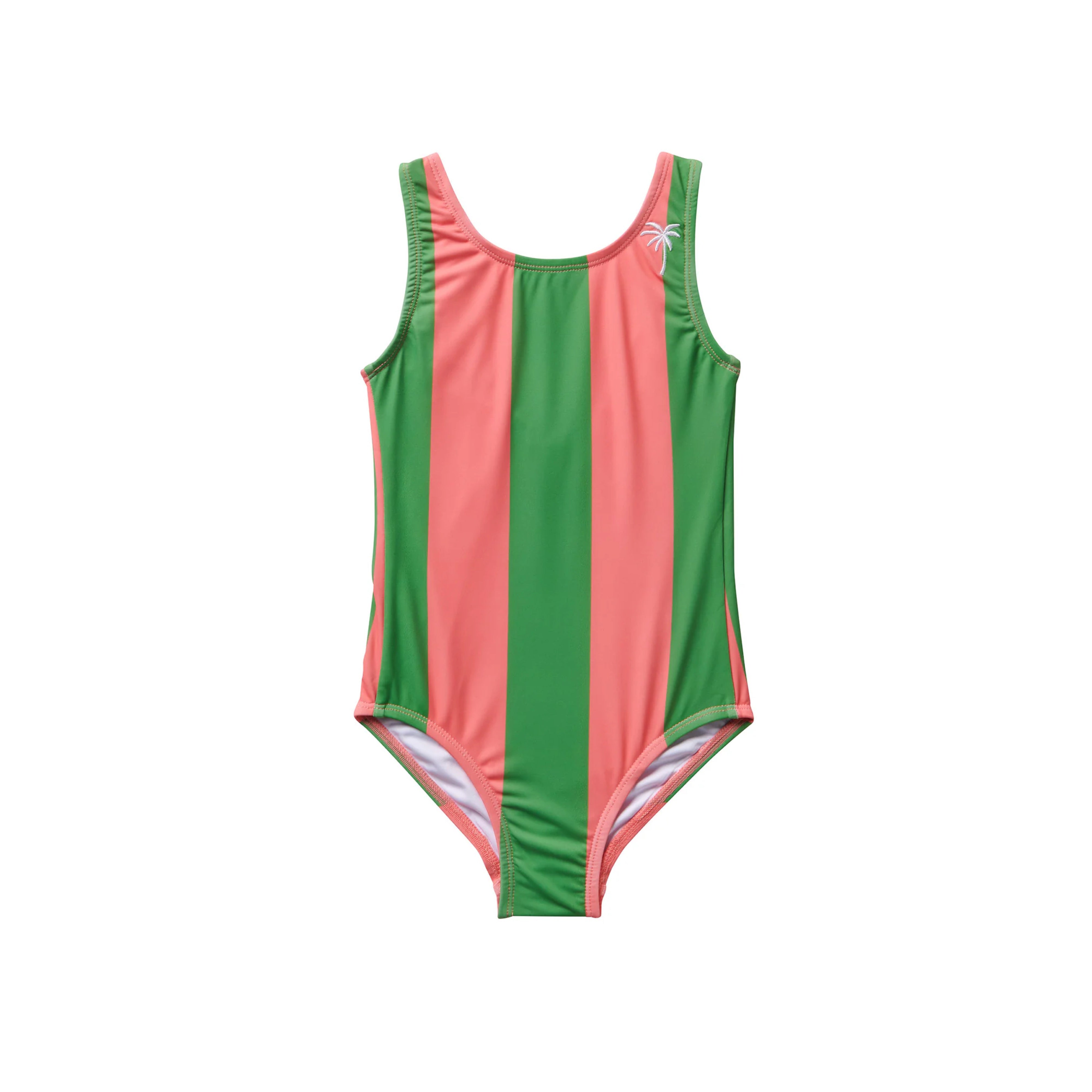 Retro Stripe Swimsuit | Watermelon