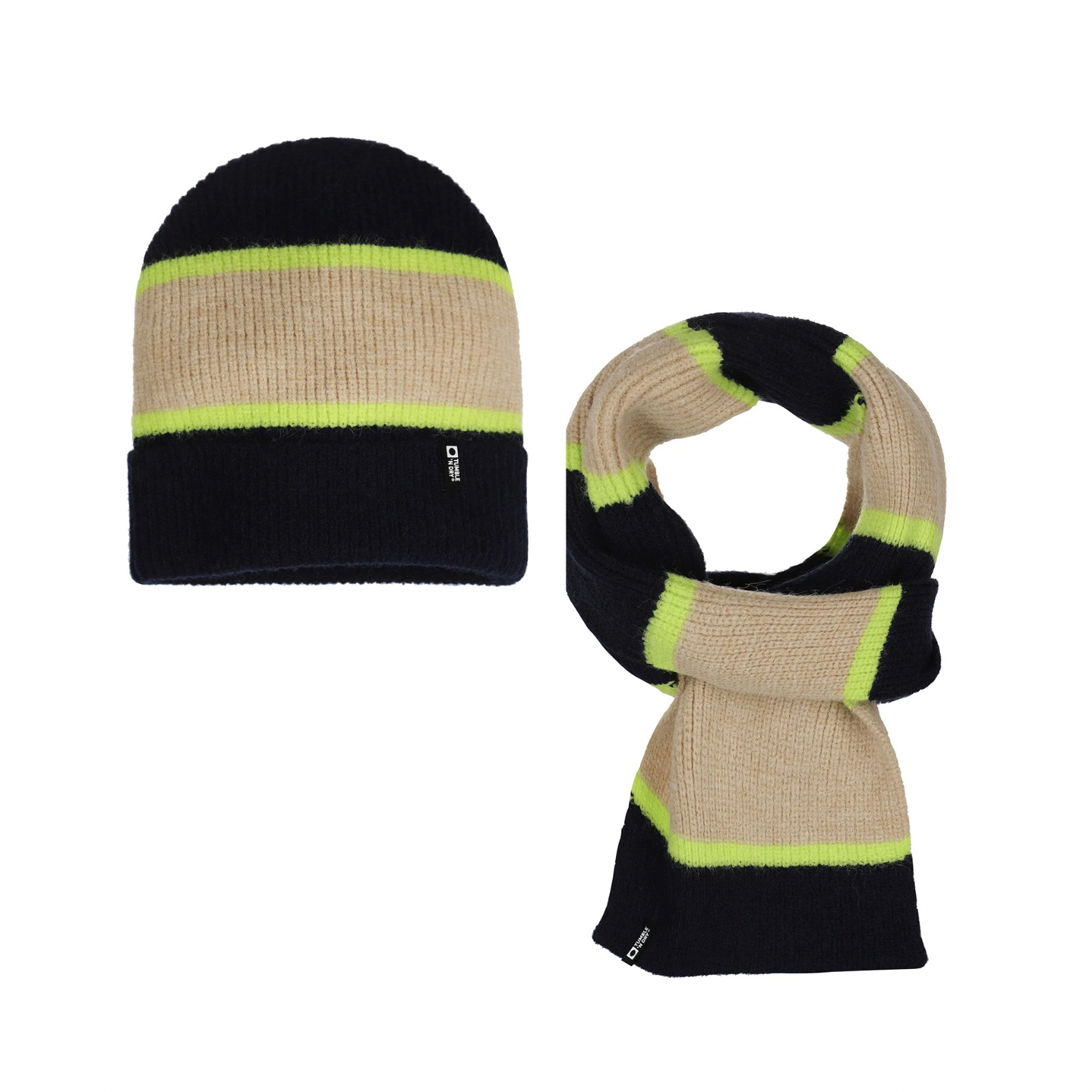 Laval Beanie & Brantford Scarf Set | Dark Blue