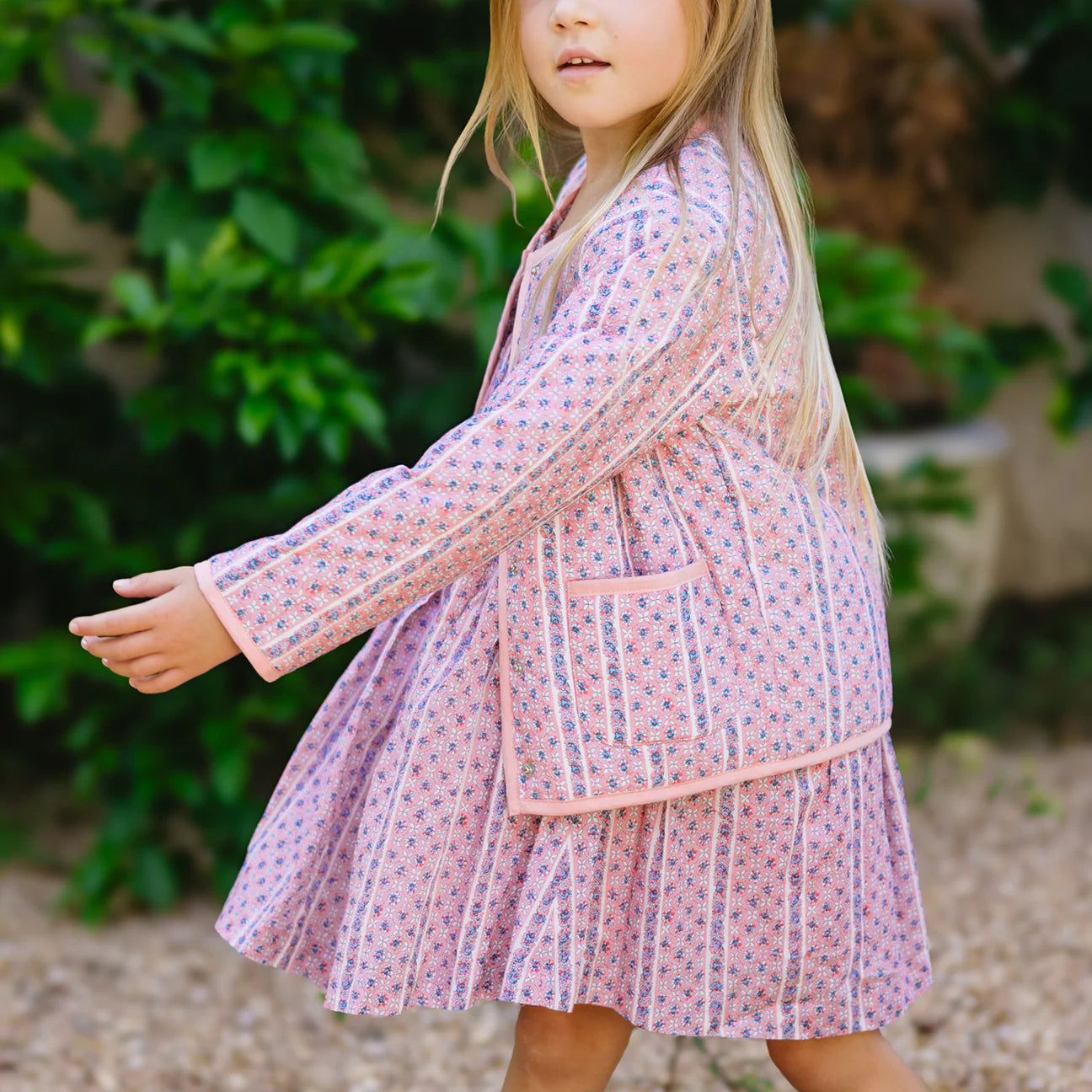Flutter Sleeve Smoked Dress | Rosa Vine