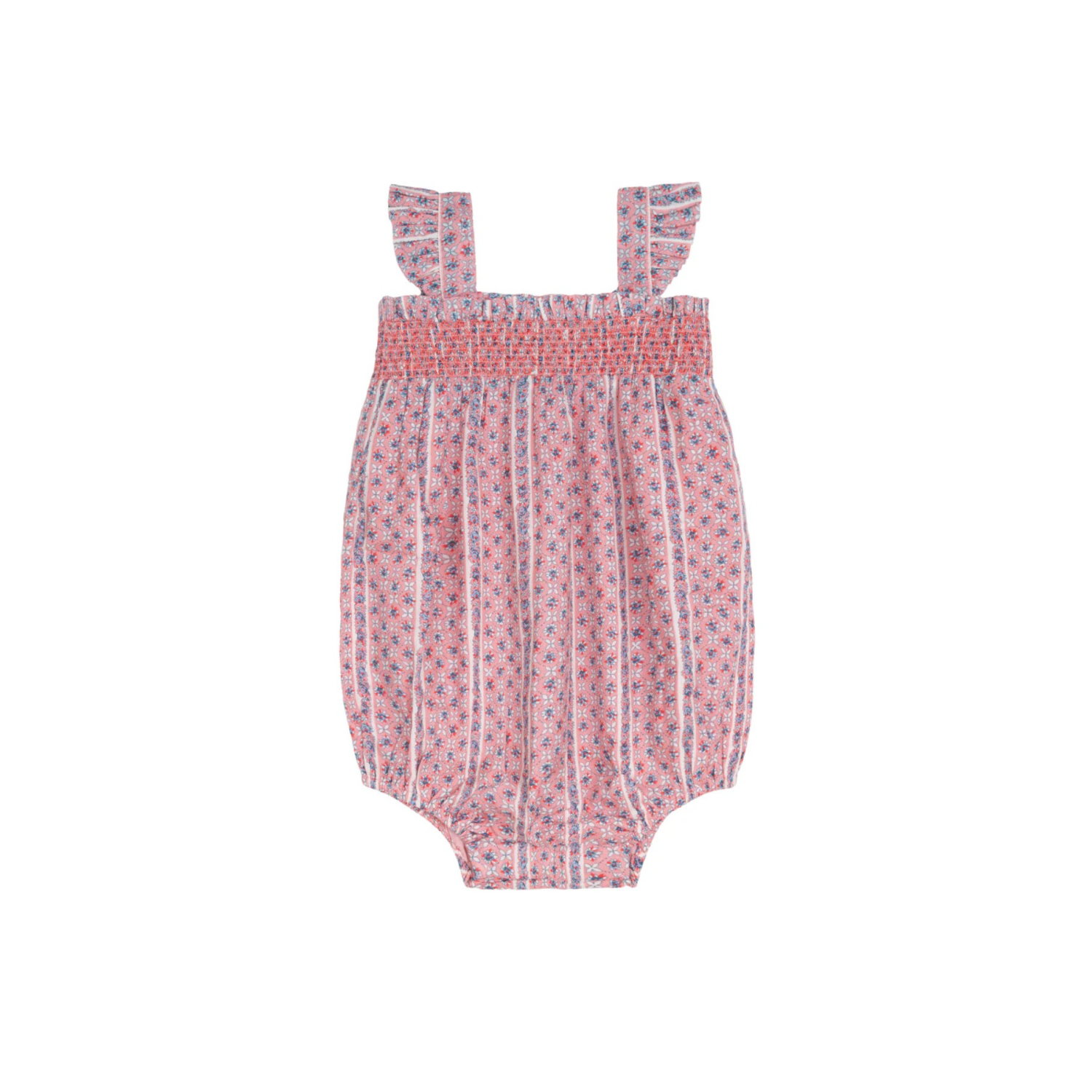 Smoked Bubble Romper | Rosa Vine