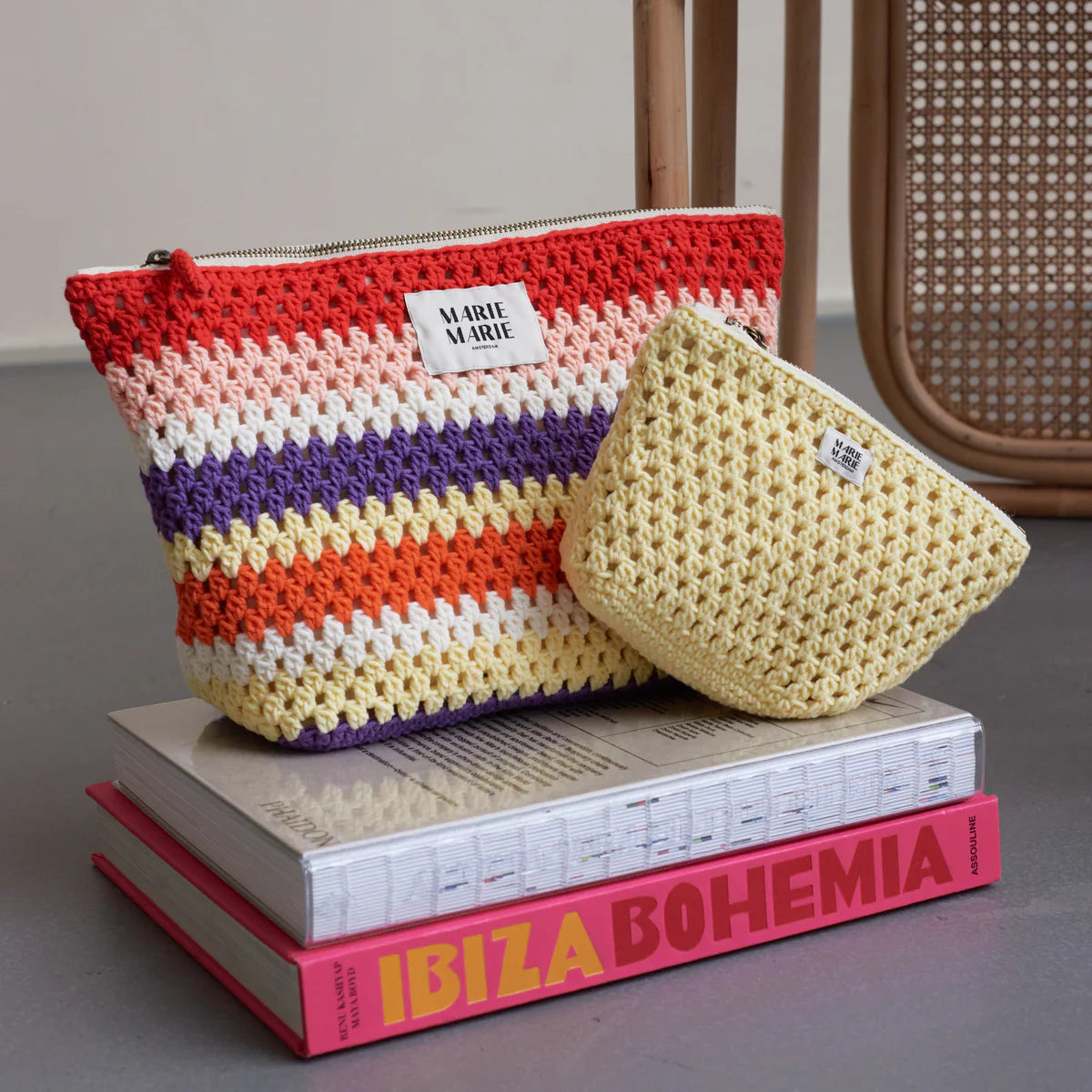 Solid Crochet Small Pouch