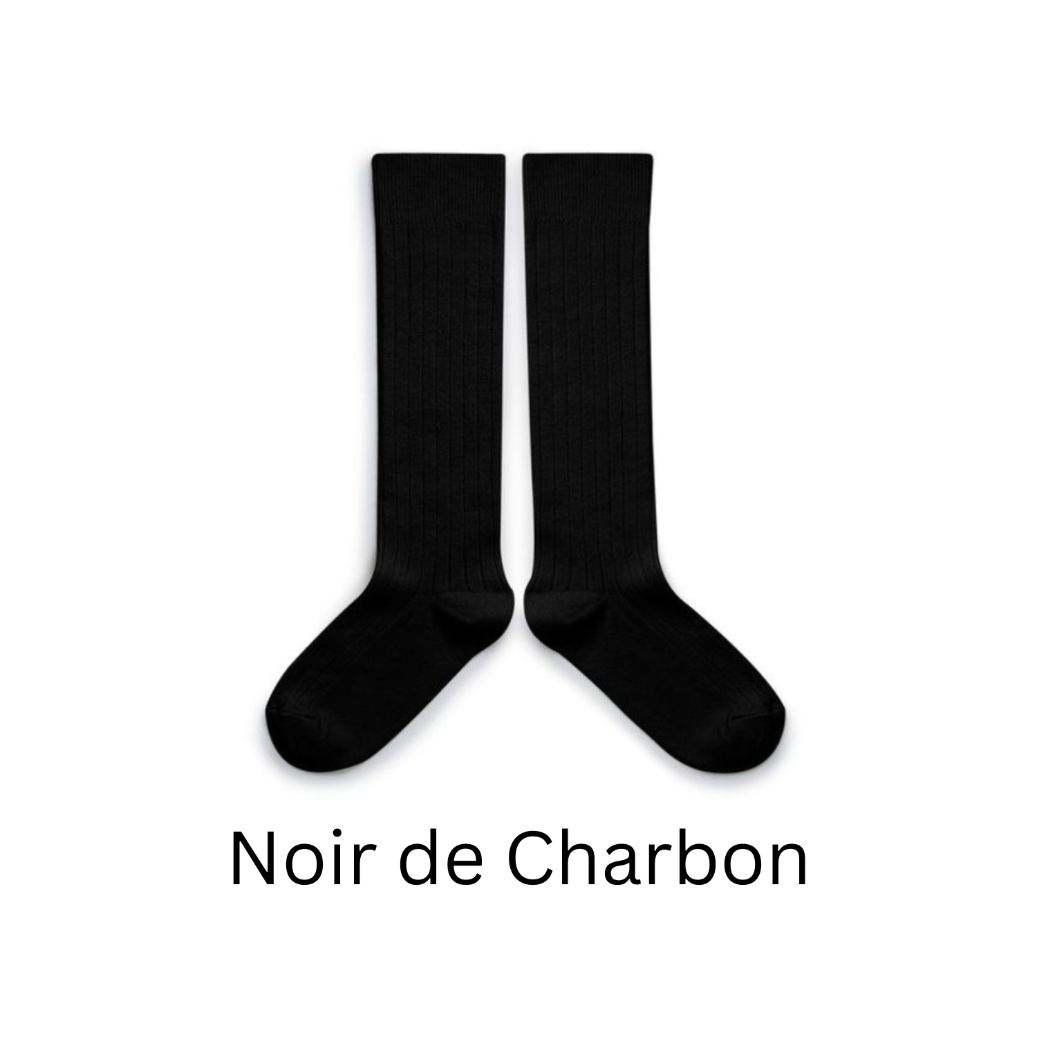 Ribbed Knee High Socks