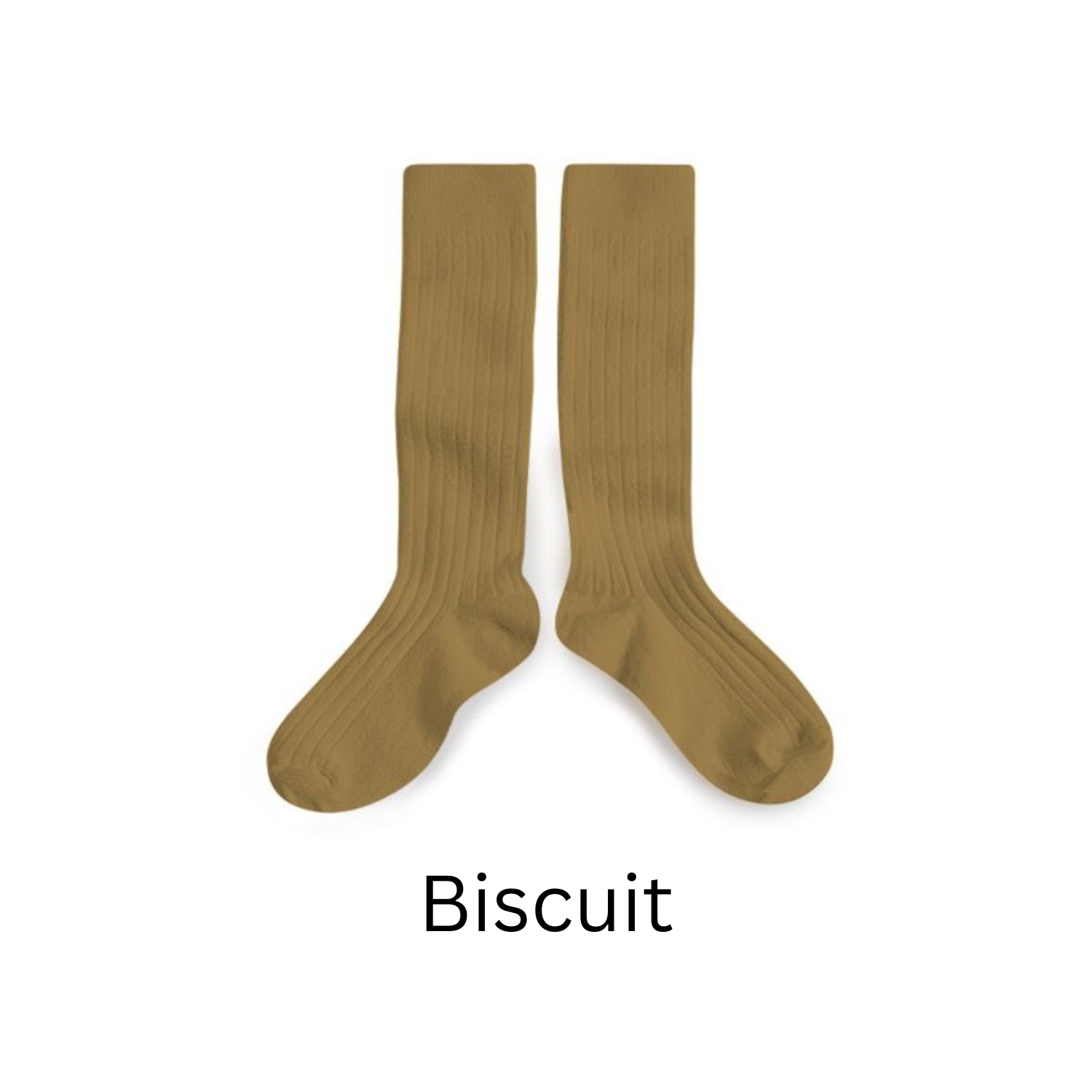 Ribbed Knee High Socks