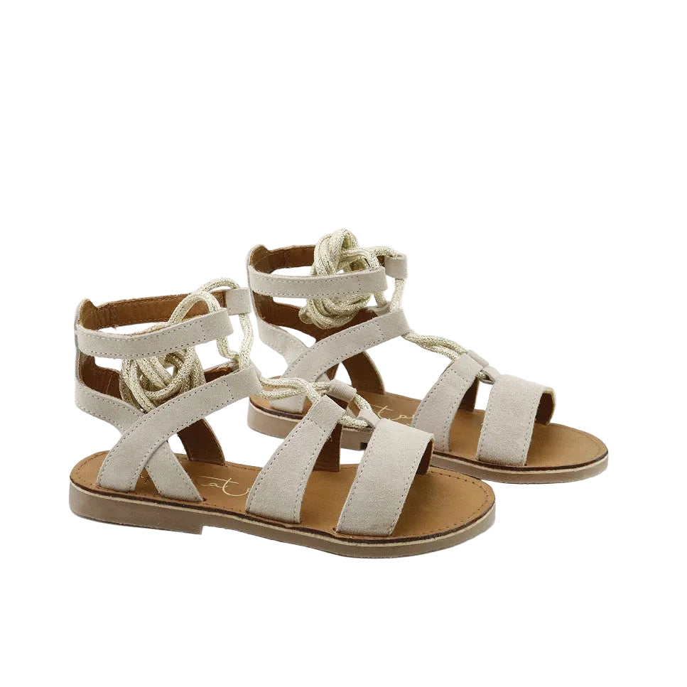 Tuda Roman Sandals | Ecru