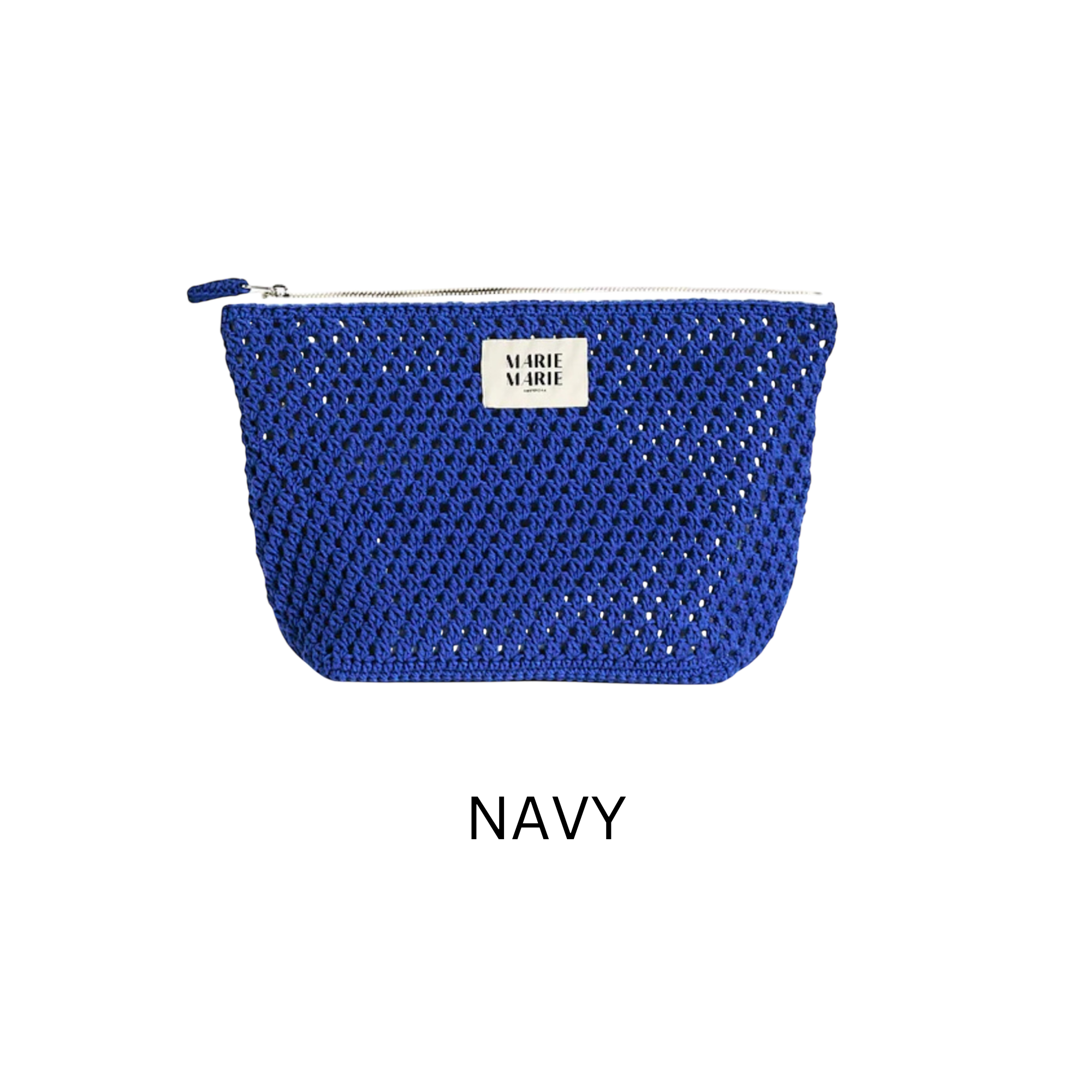 Solid Crochet Large Pouch