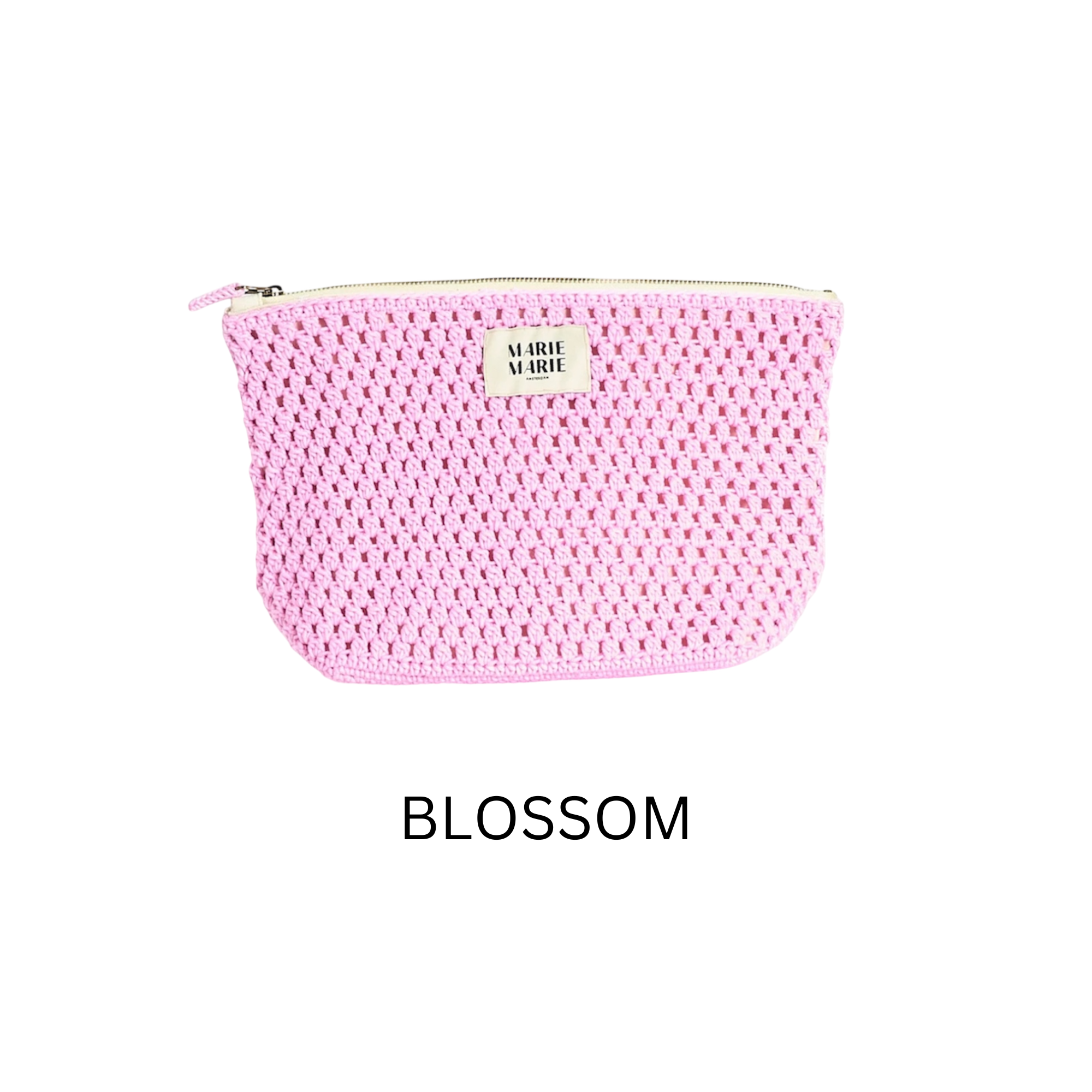 Solid Crochet Large Pouch