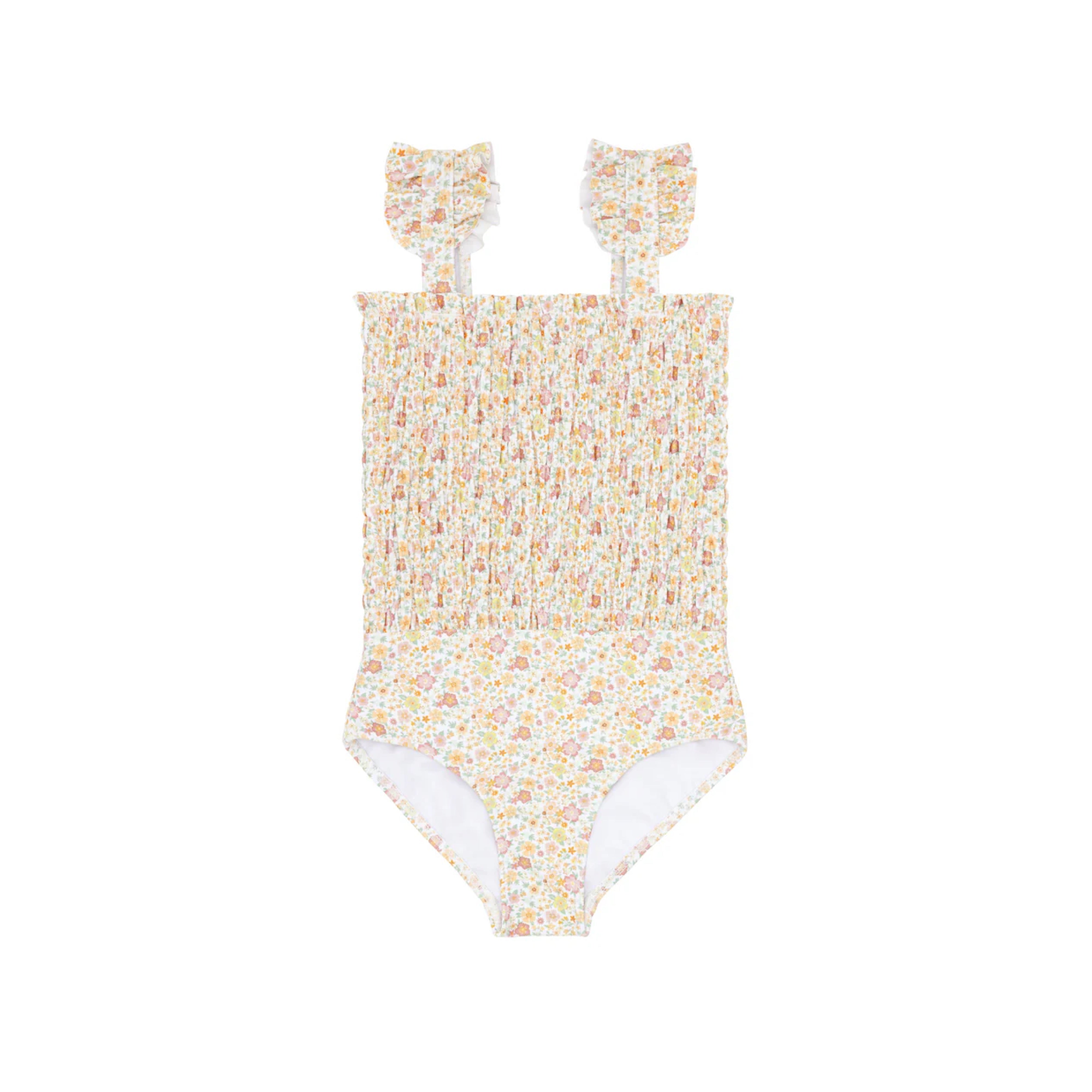 Floral Smocked One Piece | Marigold