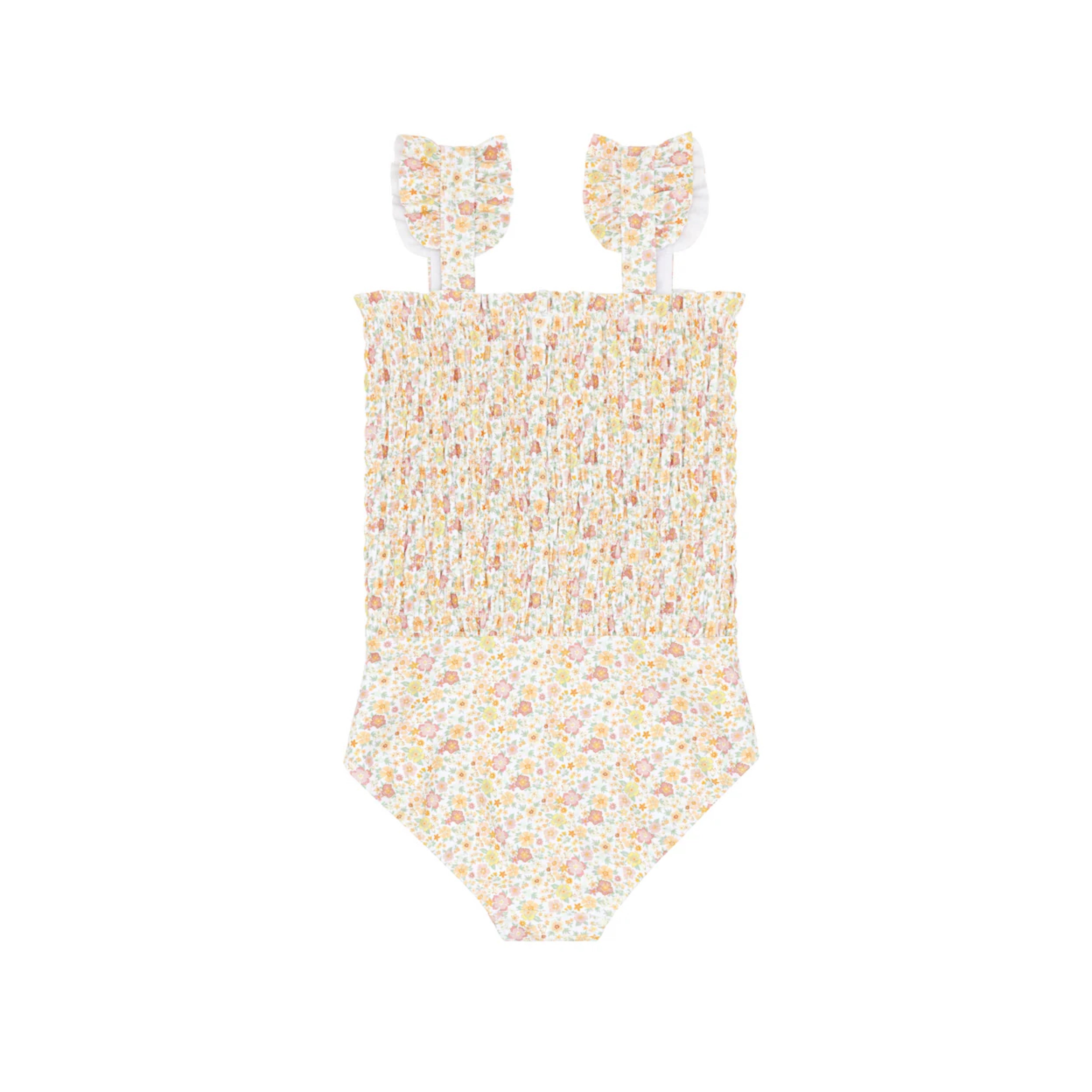 Floral Smocked One Piece | Marigold
