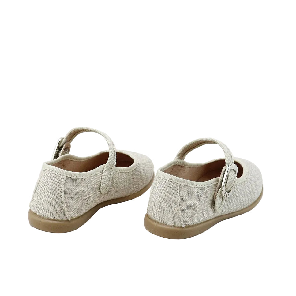 Mary Janes | Natural Linen
