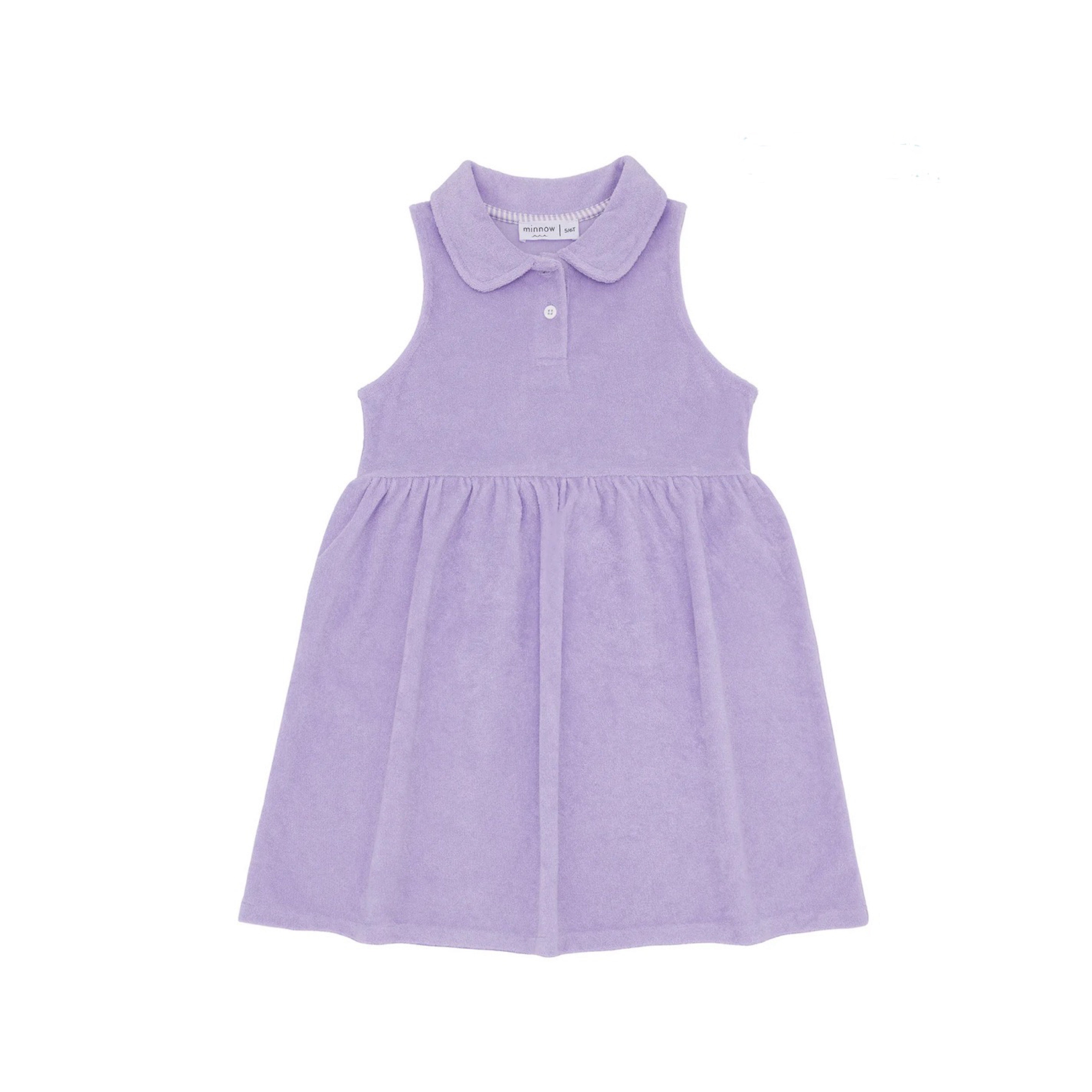 French Terry Tennis Dress | Lavender Breeze