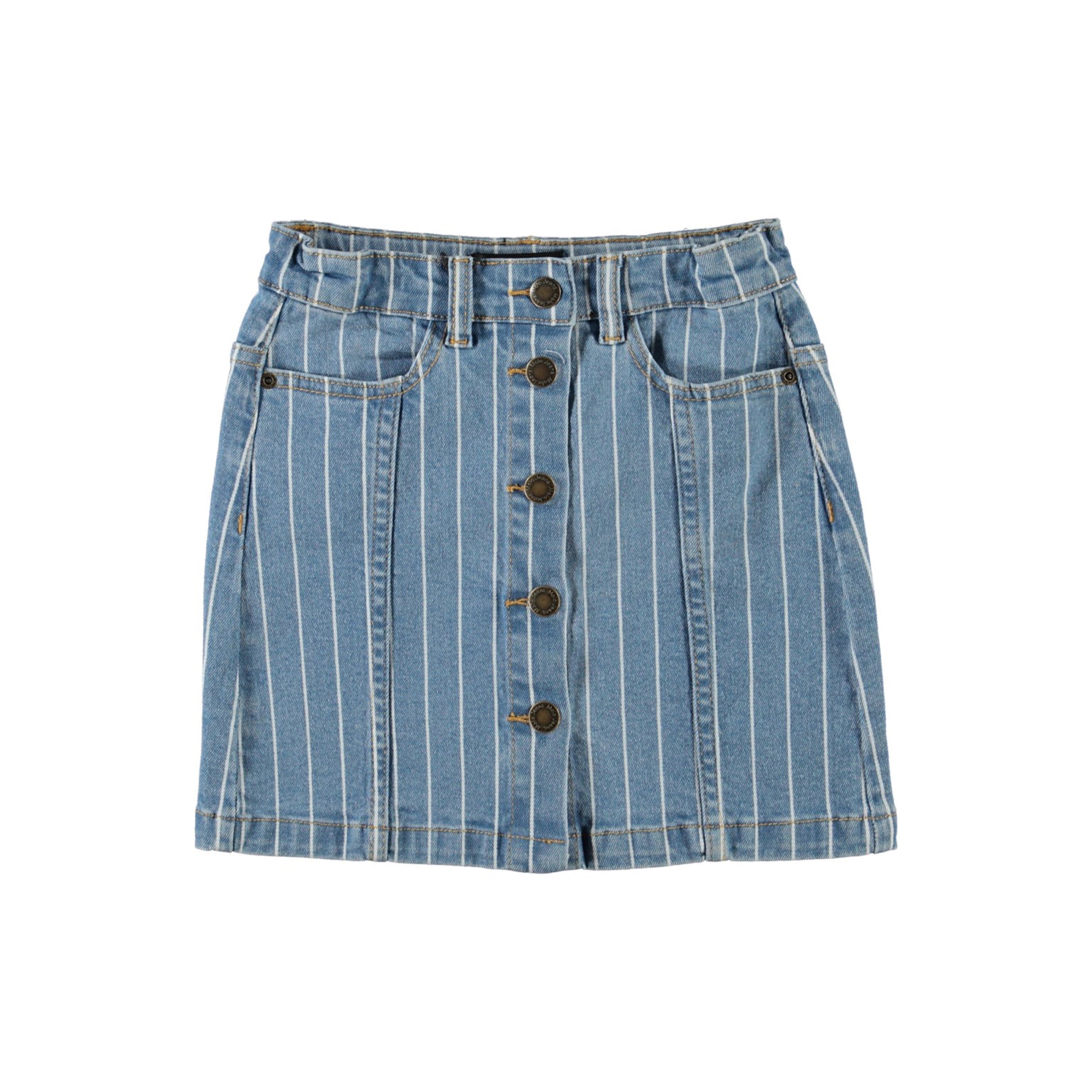 Bera Denim Skirt | Vertical Stripes