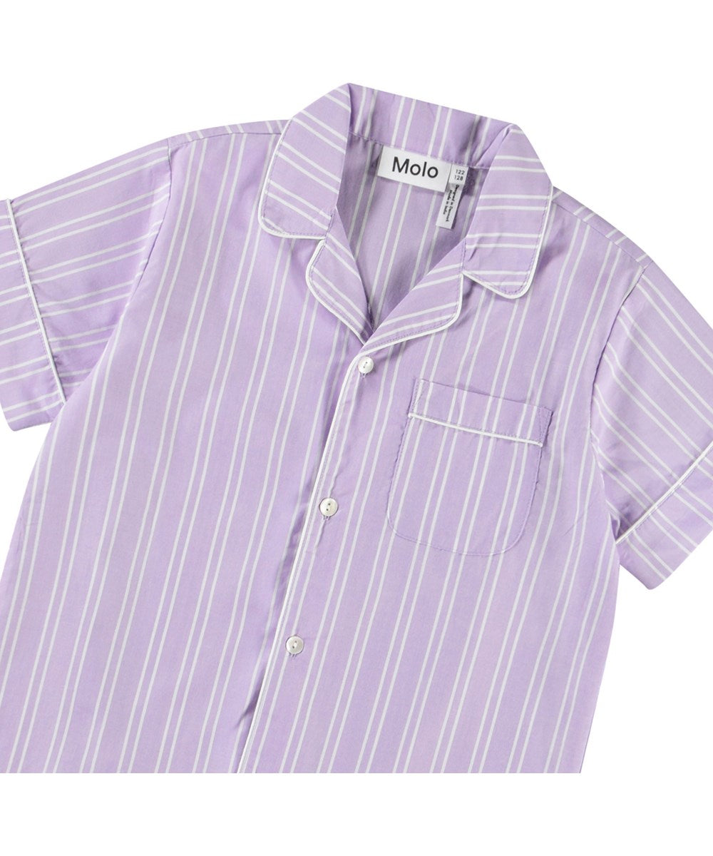 Rara Shirt | Purple Rail Stripe