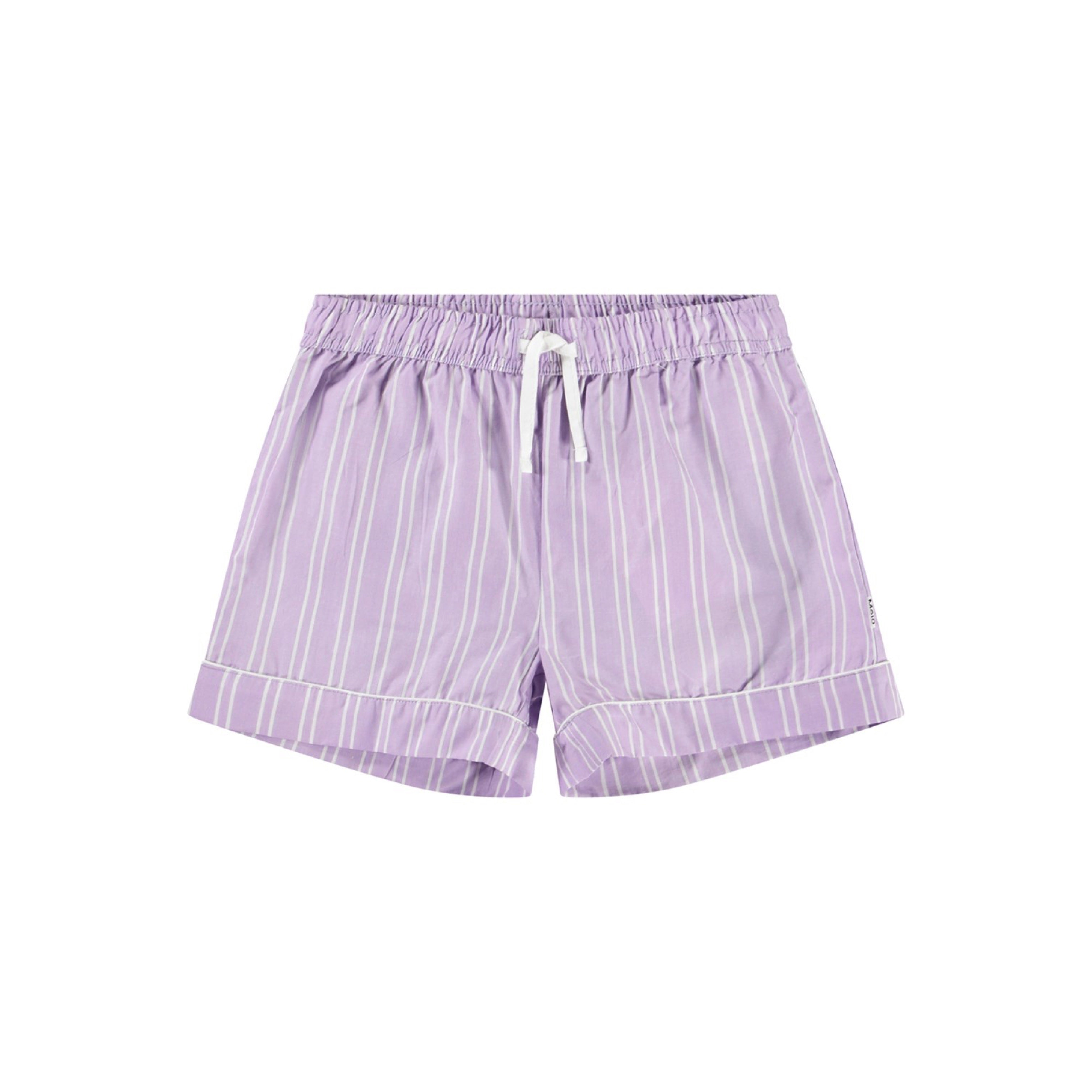 Aja Shorts | Purple Rail Stripe