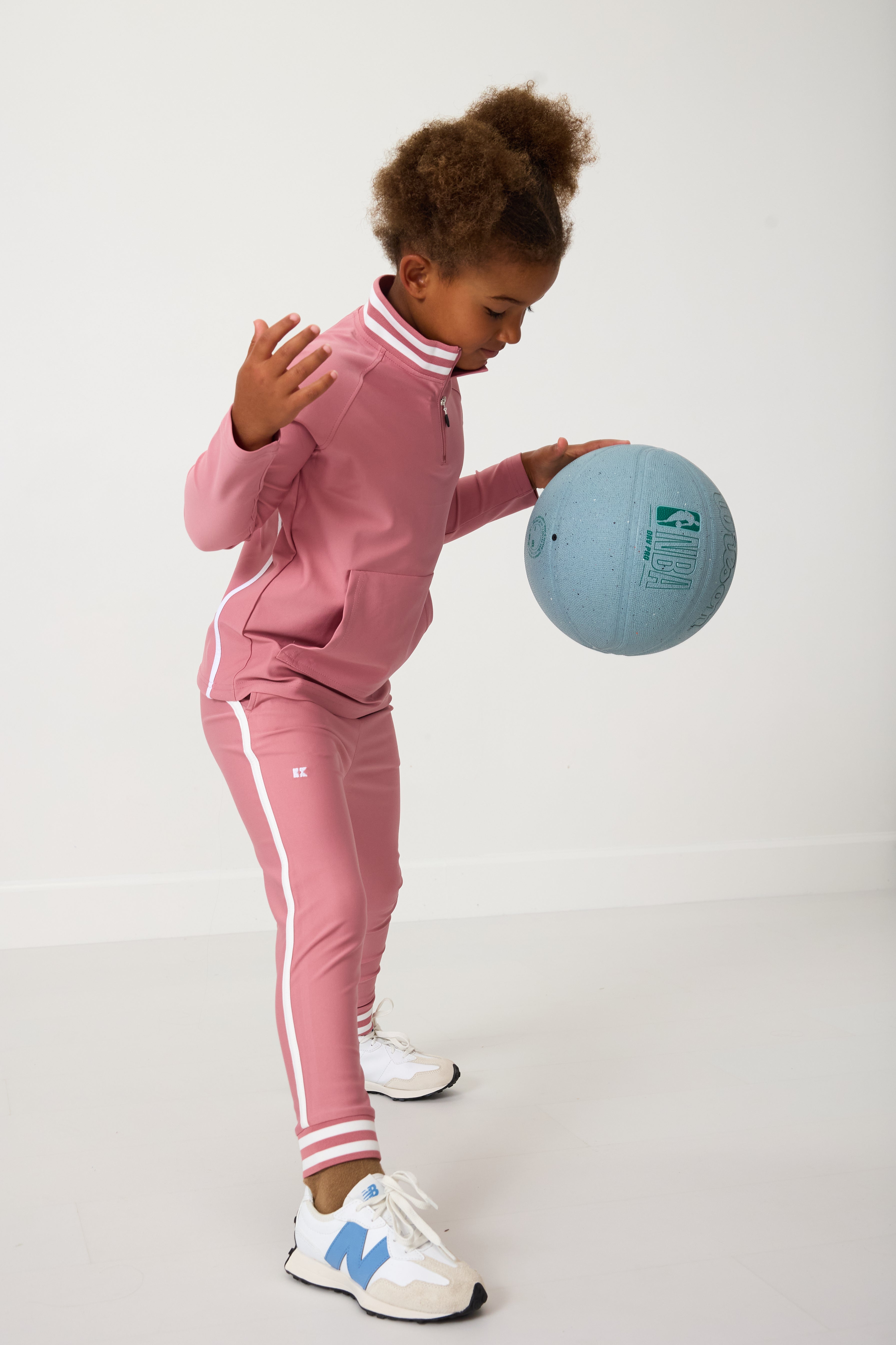 Retro Warm Up Jogger | Dusty Pink