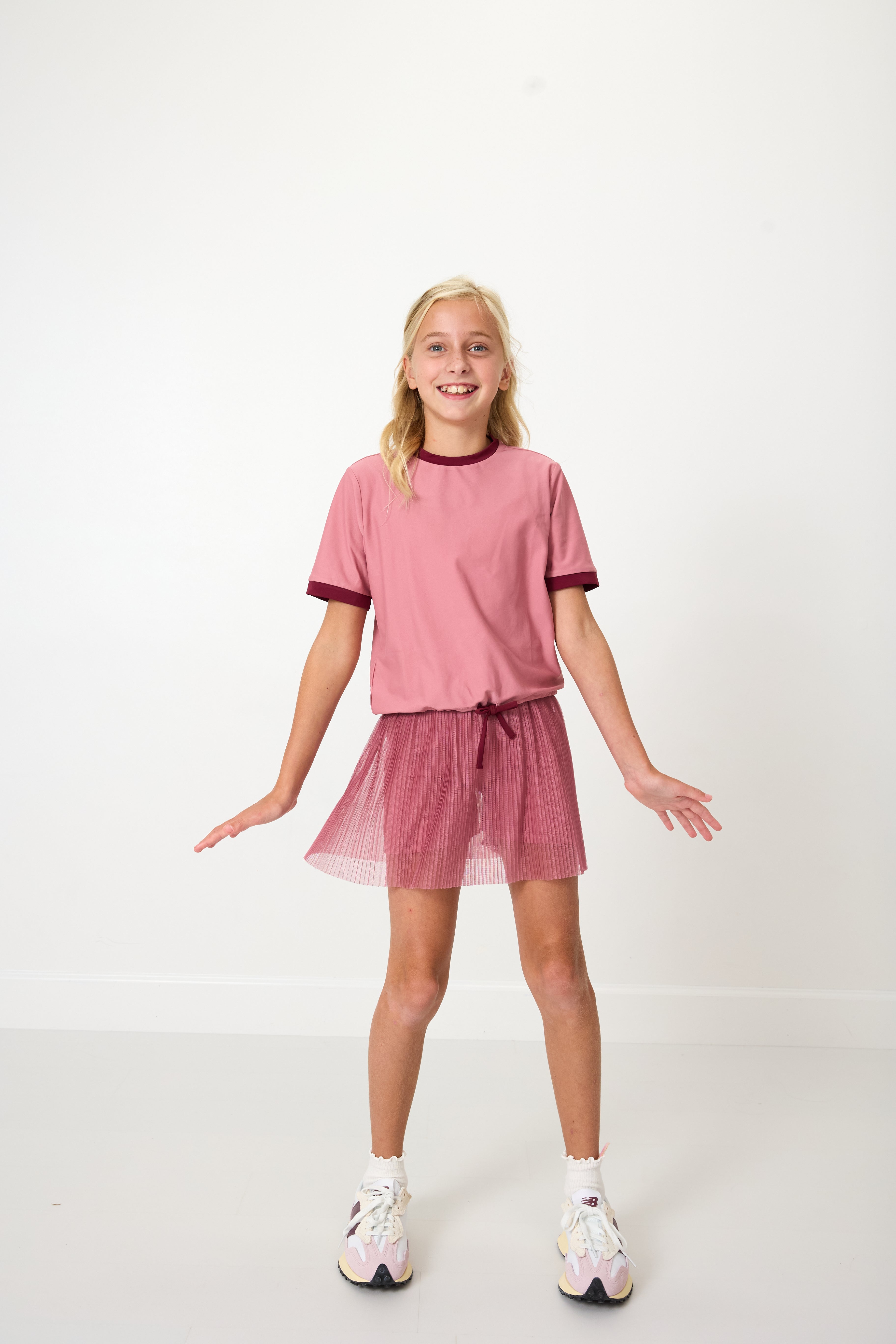 Pleated Skort | Dusty Pink