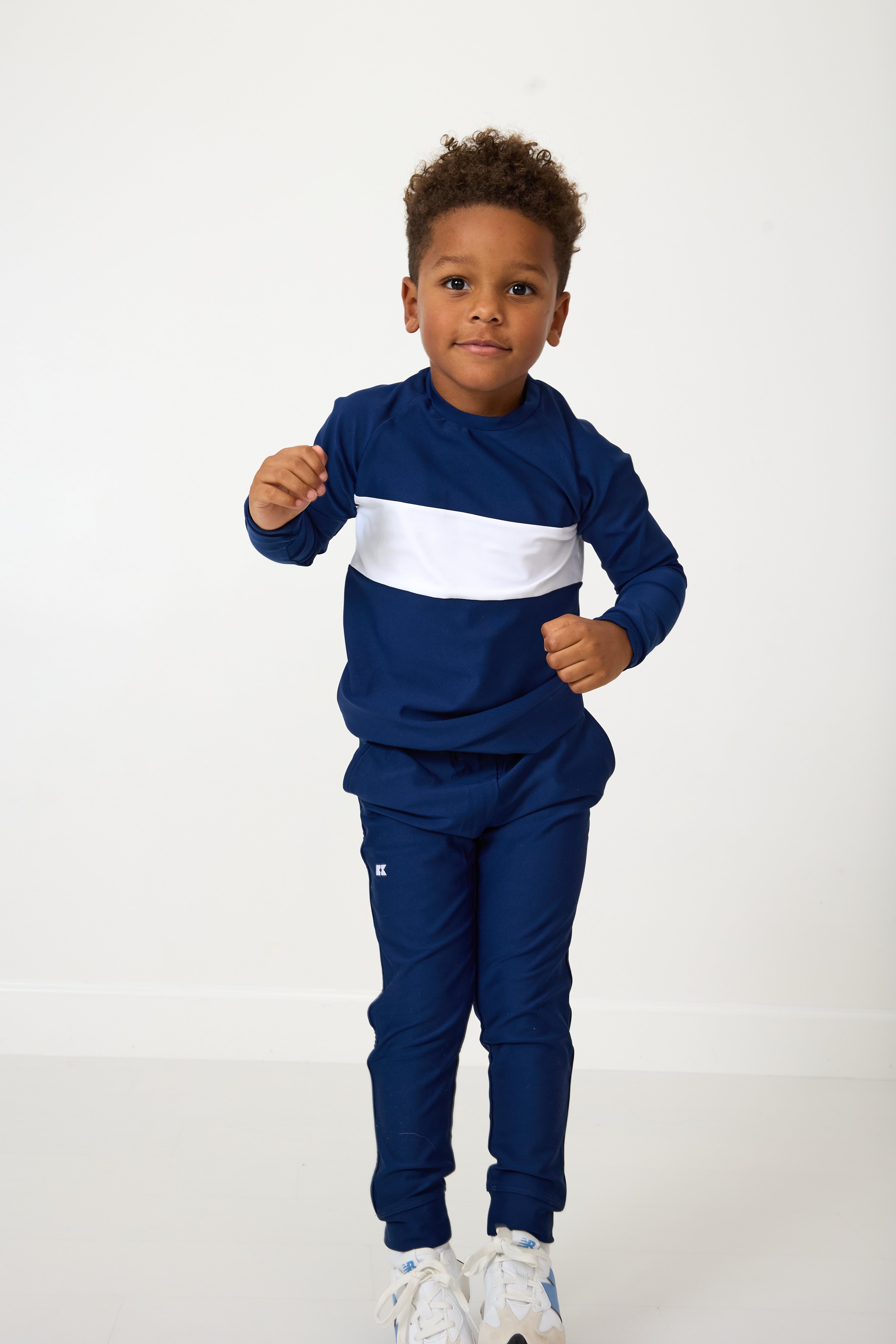 Pullover | Navy/White