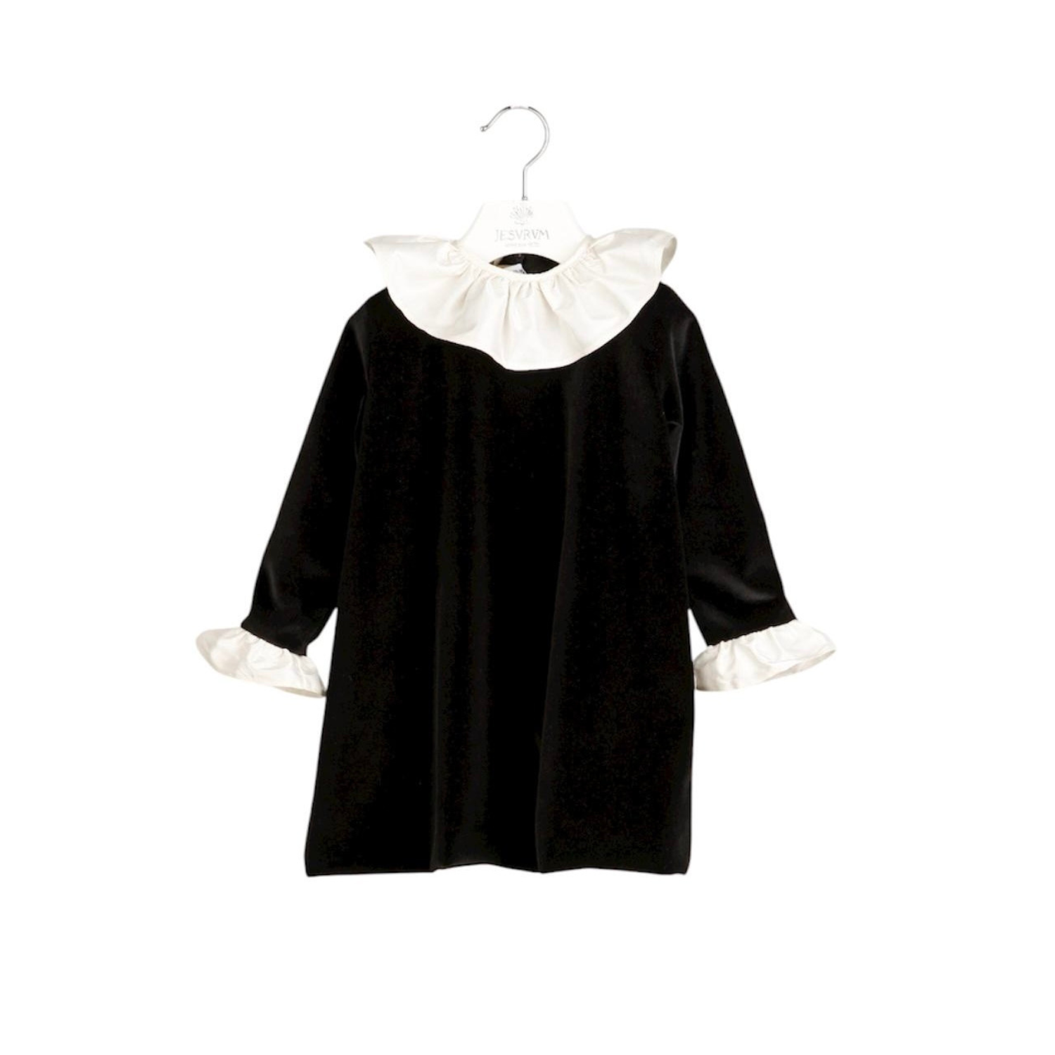 Zircone Velvet Dress | Black