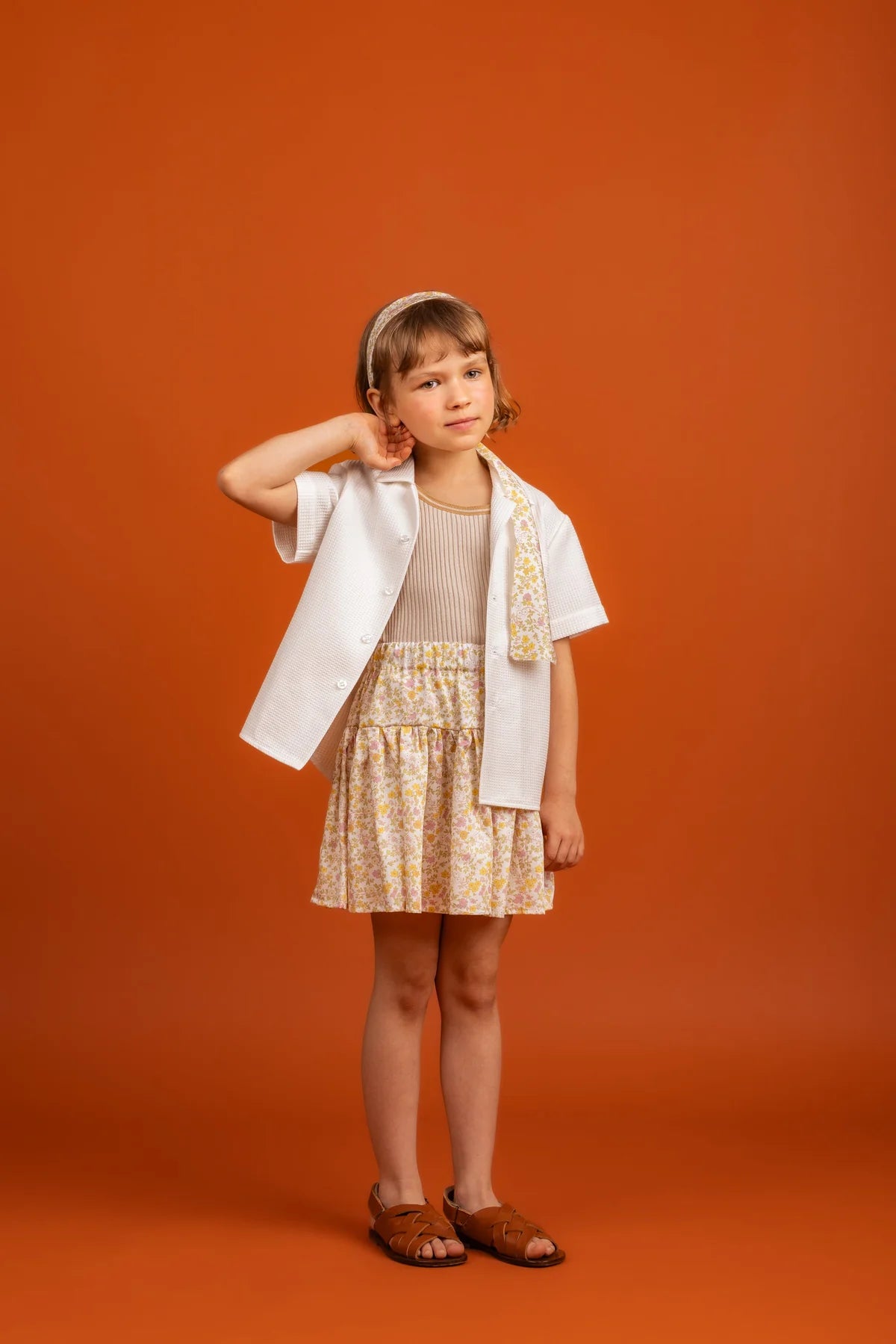 Kai Tank Top Cotton | Beige