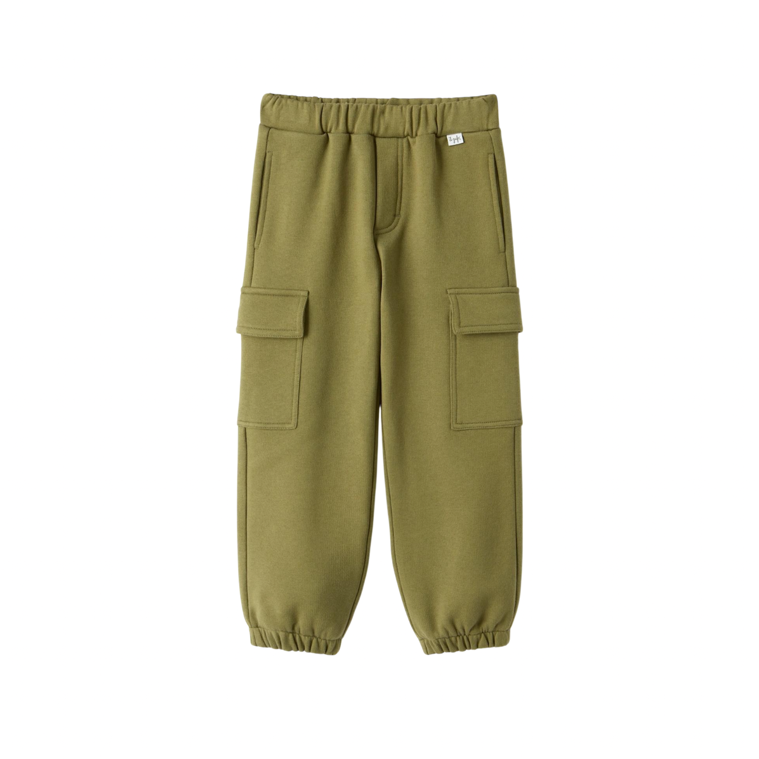 Fleece Cargo Pants | Olive Green