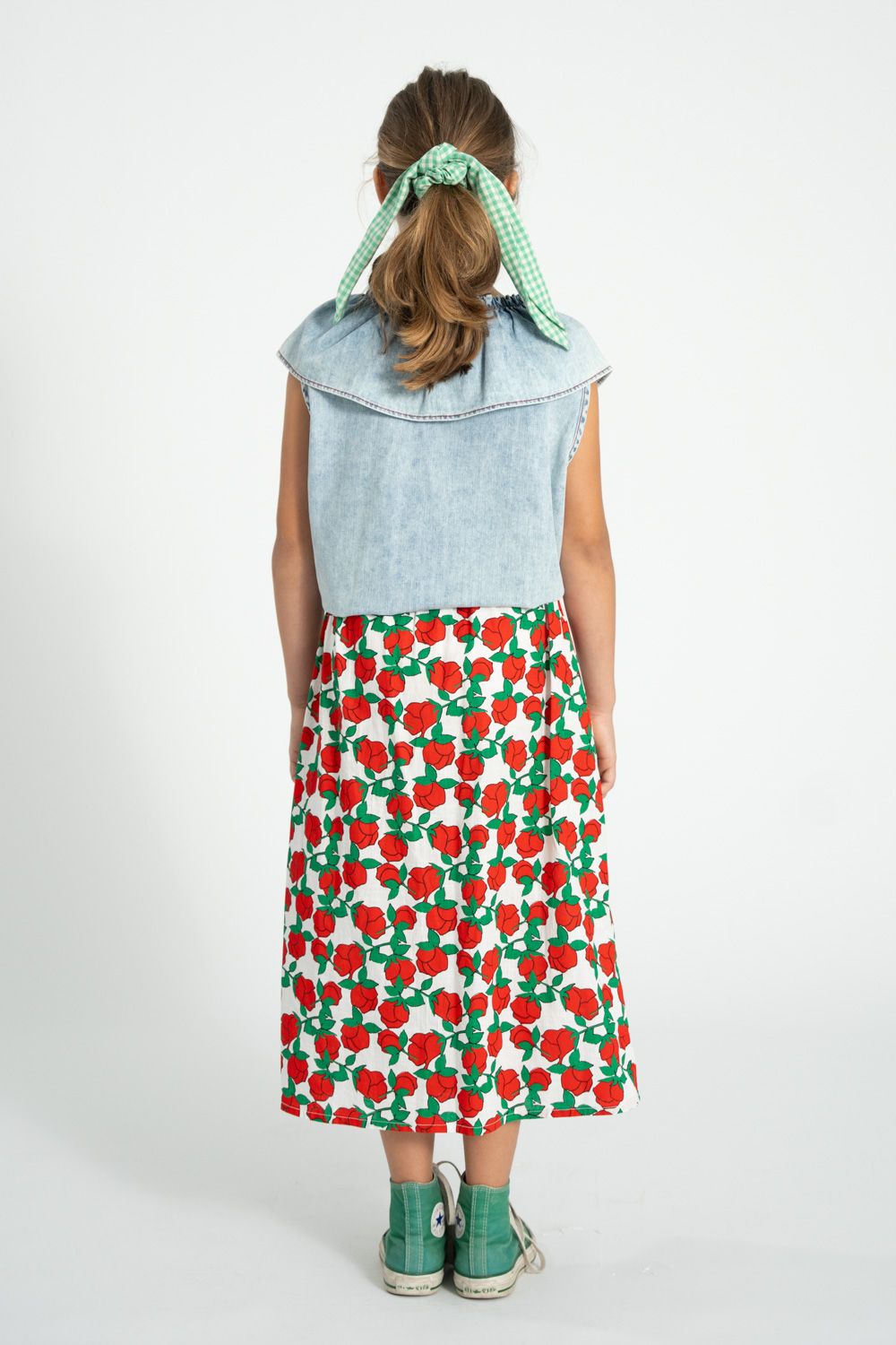 Sleeveless Blouse | Light Blue Denim