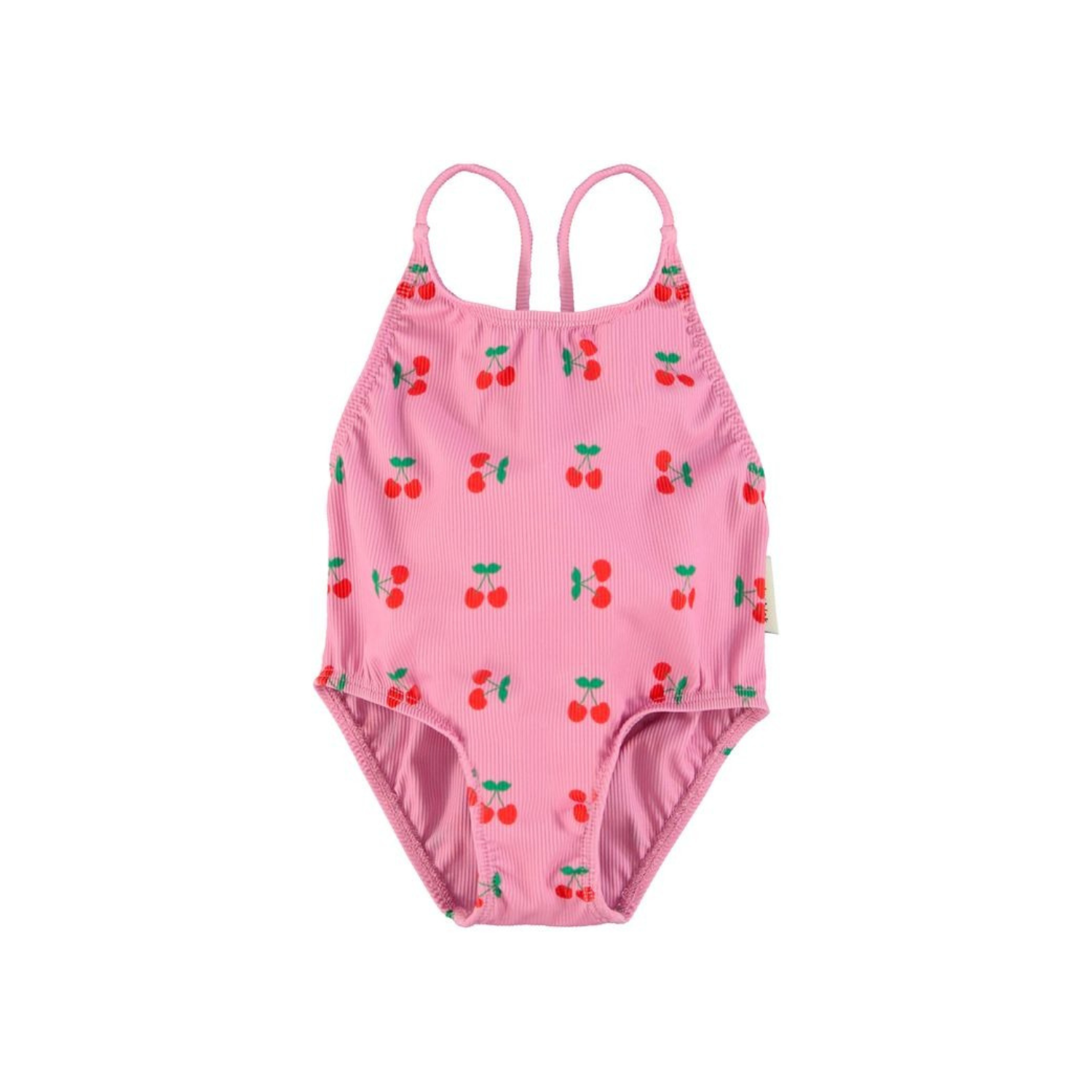 Cherries Print Swimsuit | Pink