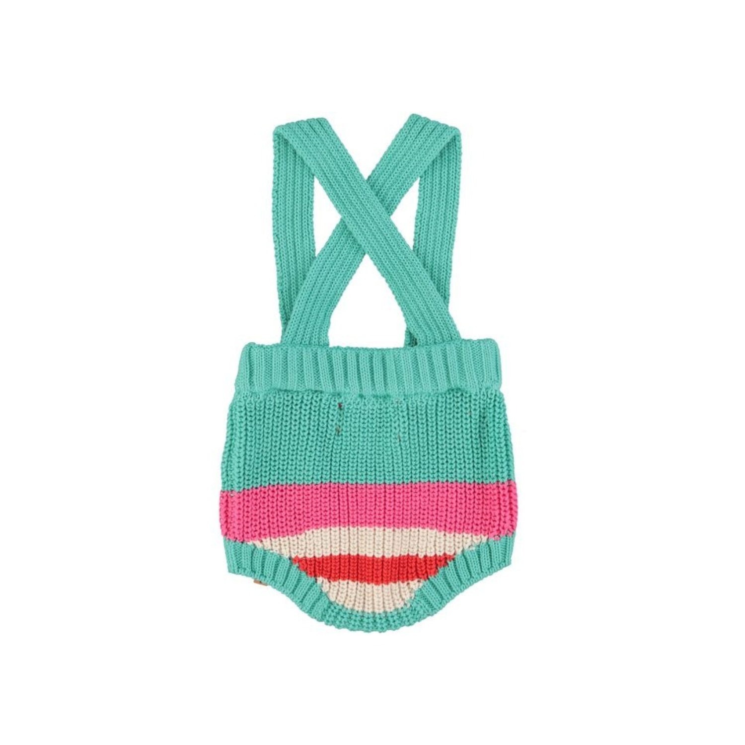 Knitted Baby Romper | Turquoise