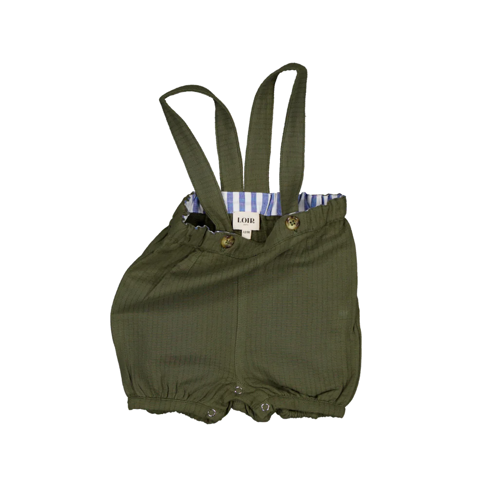 Olive Bloomer | Green Cotton