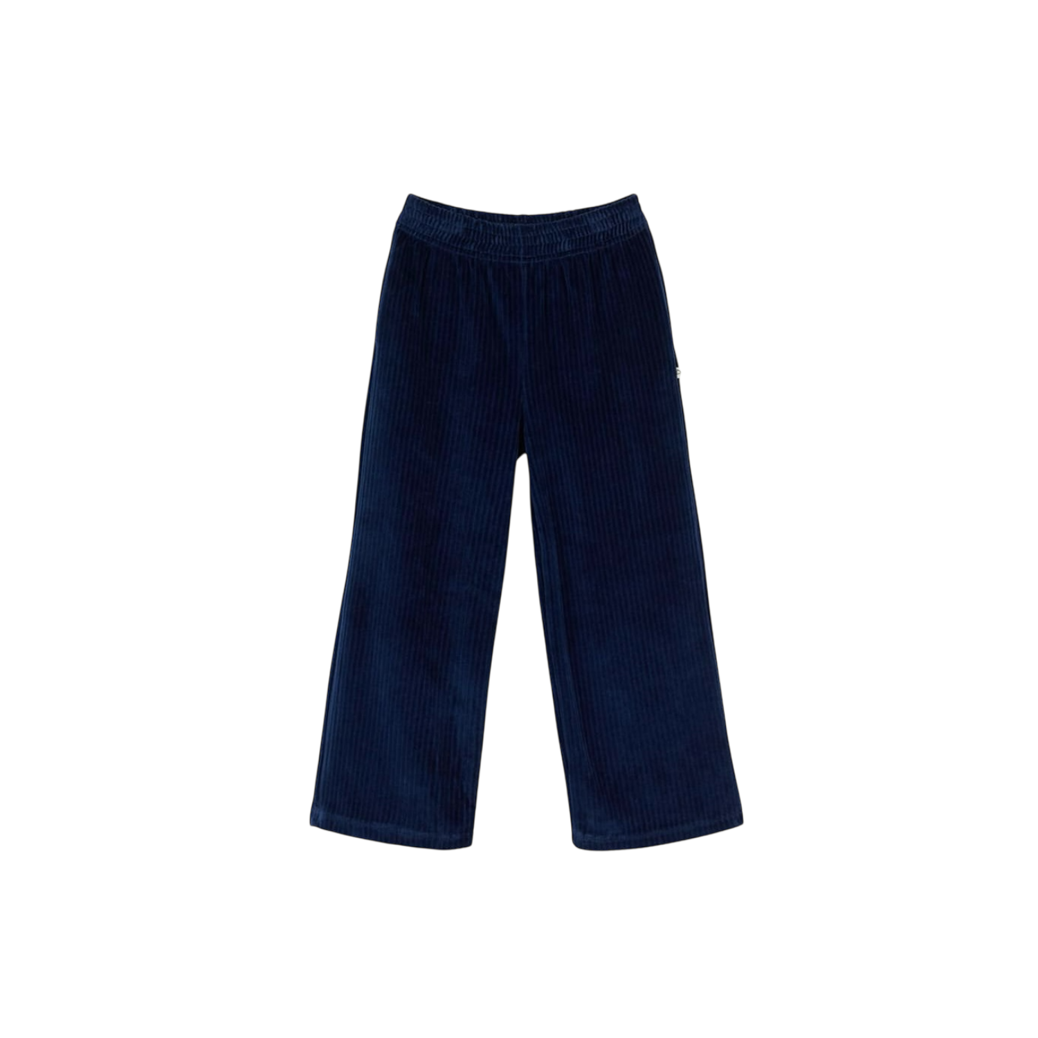 Velvet Ribbed Trousers | Marine