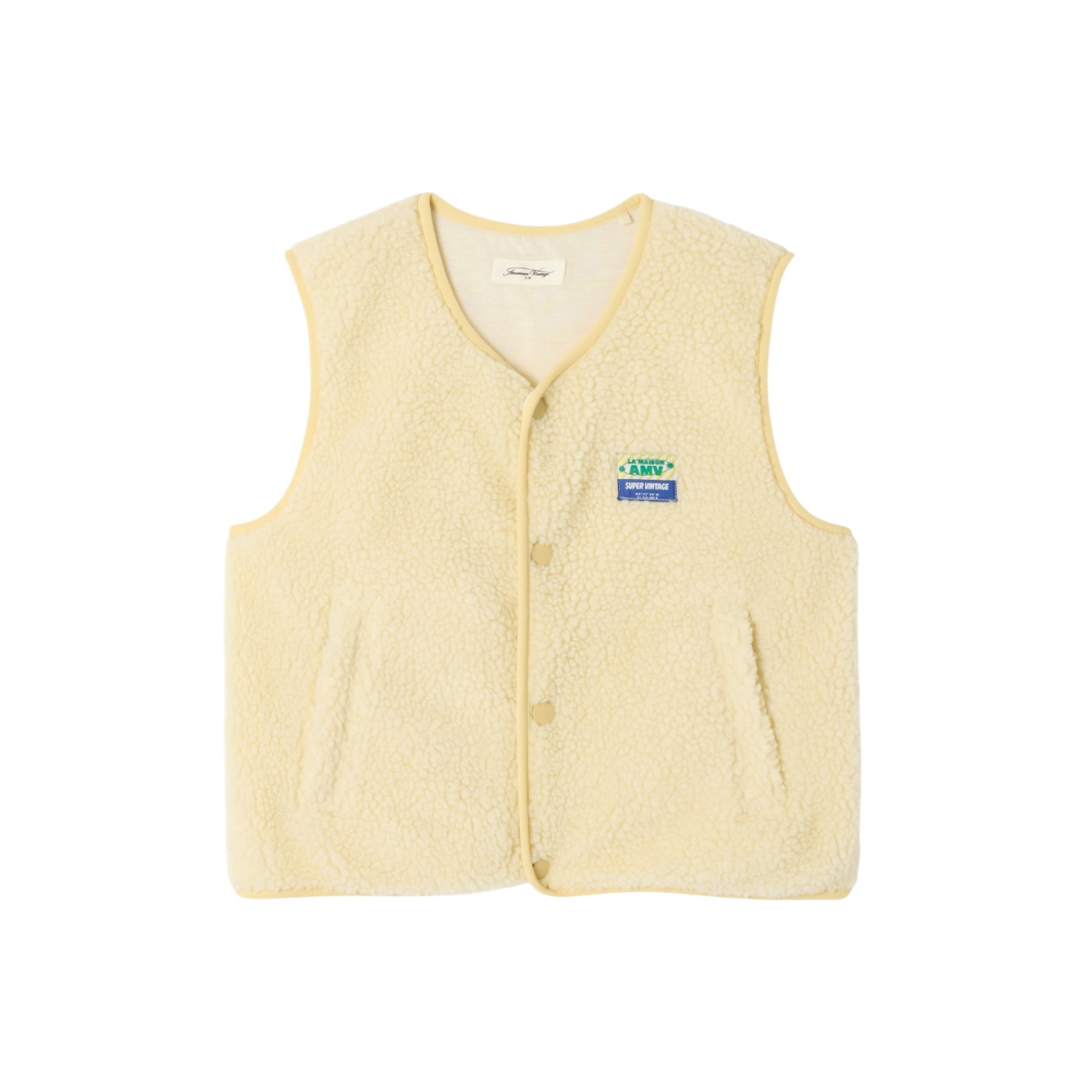 Hoktown Sleeveless Jacket | Ecru