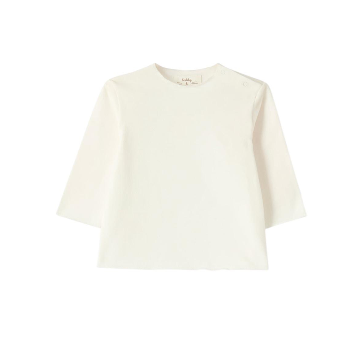 Corduroy Overall & T-Shirt Set | Leather