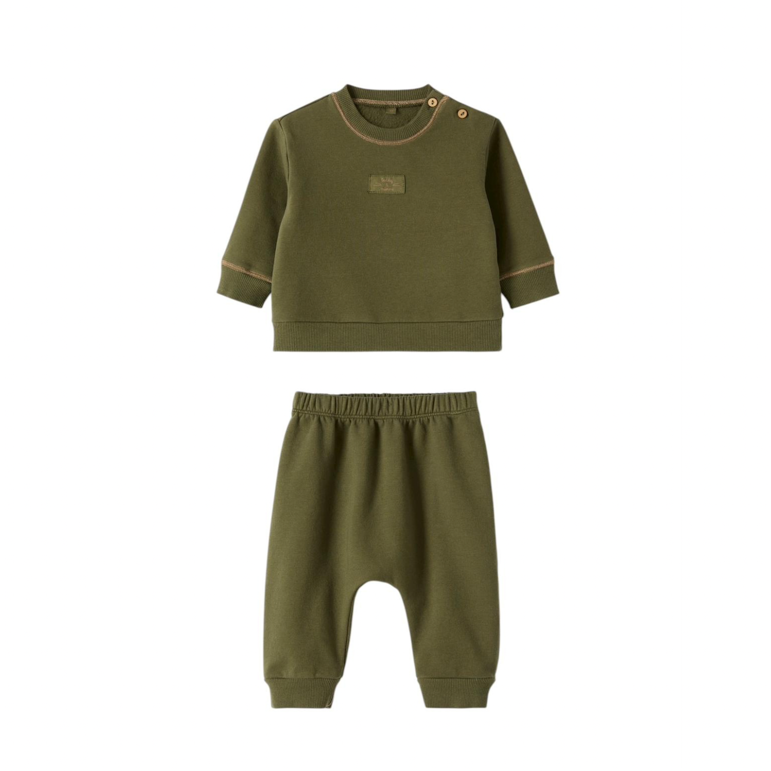 Sweatshirt & Trouser Set | Hunter Green