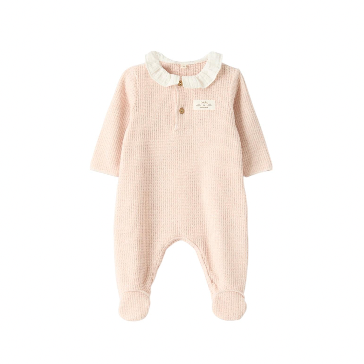 Romper with Ruffles | Smoothie Pink