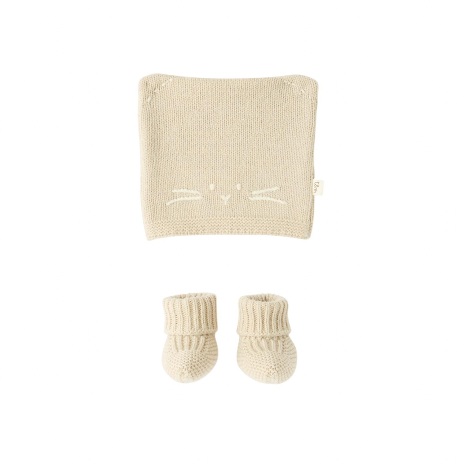 Hat and Shoe Set | Beige
