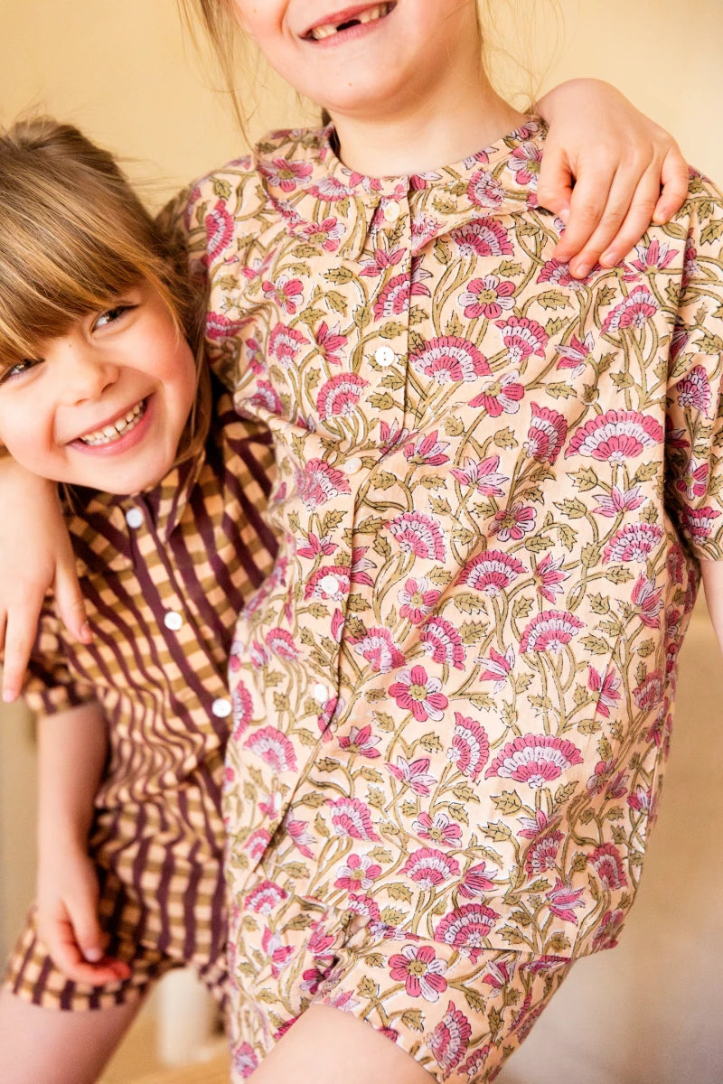 Muna Pajama Set | Country Aubergine