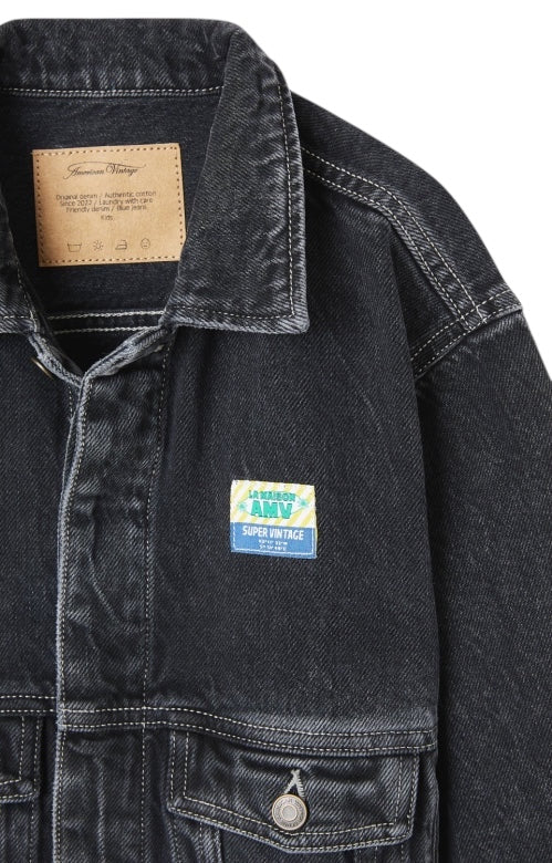 Yopday-B Denim Jacket | Vintage Black