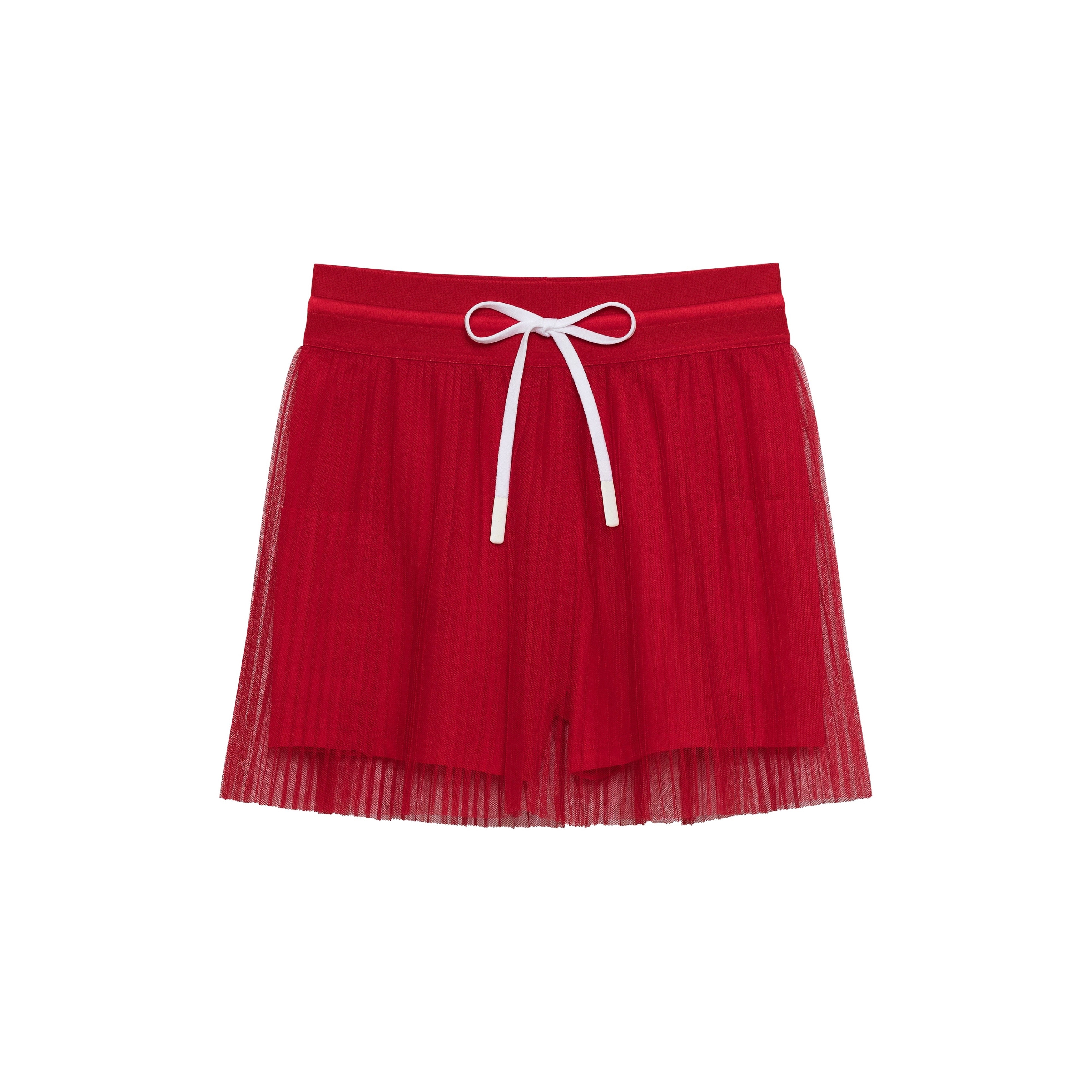Girls Pleated Skort | Red