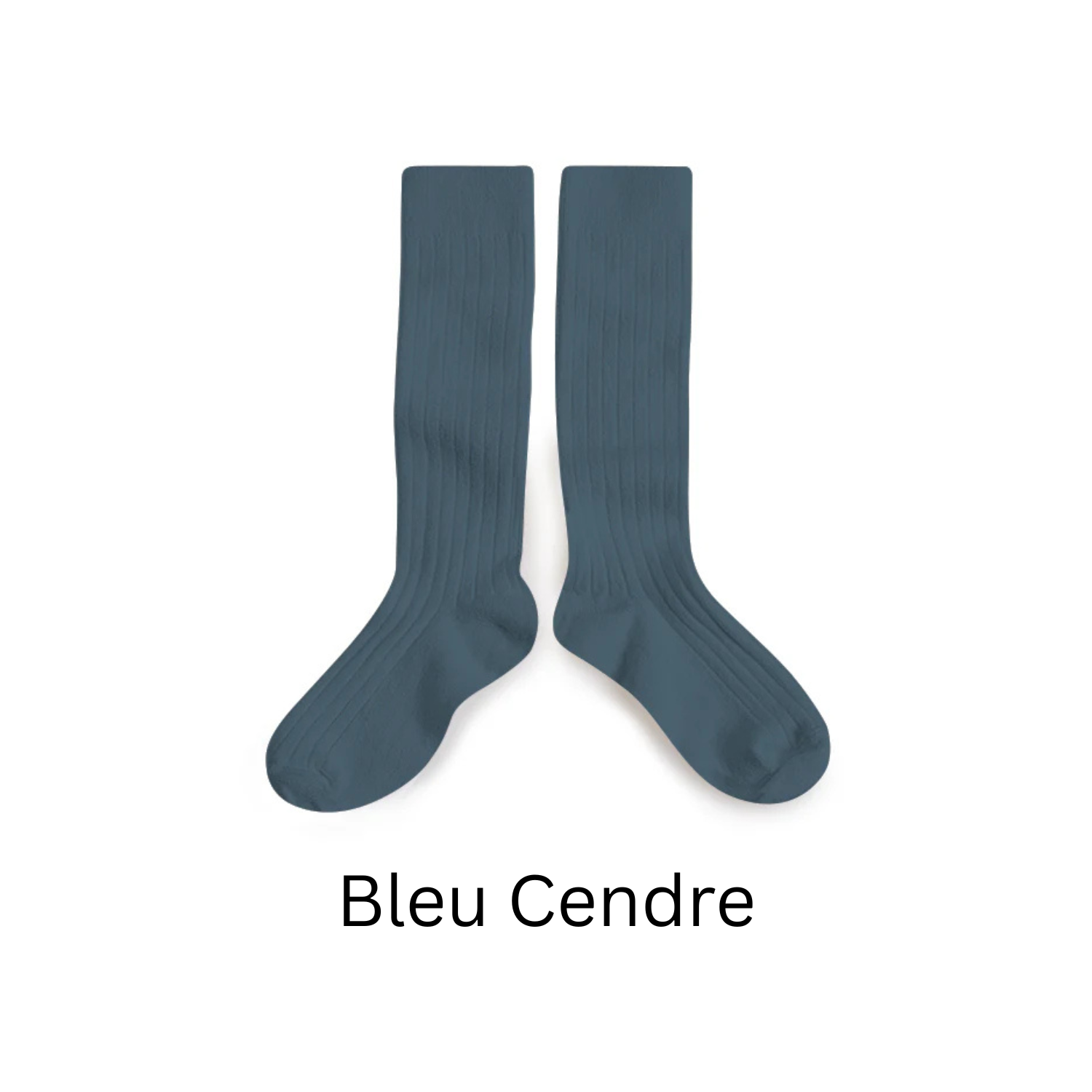 Ribbed Knee High Socks