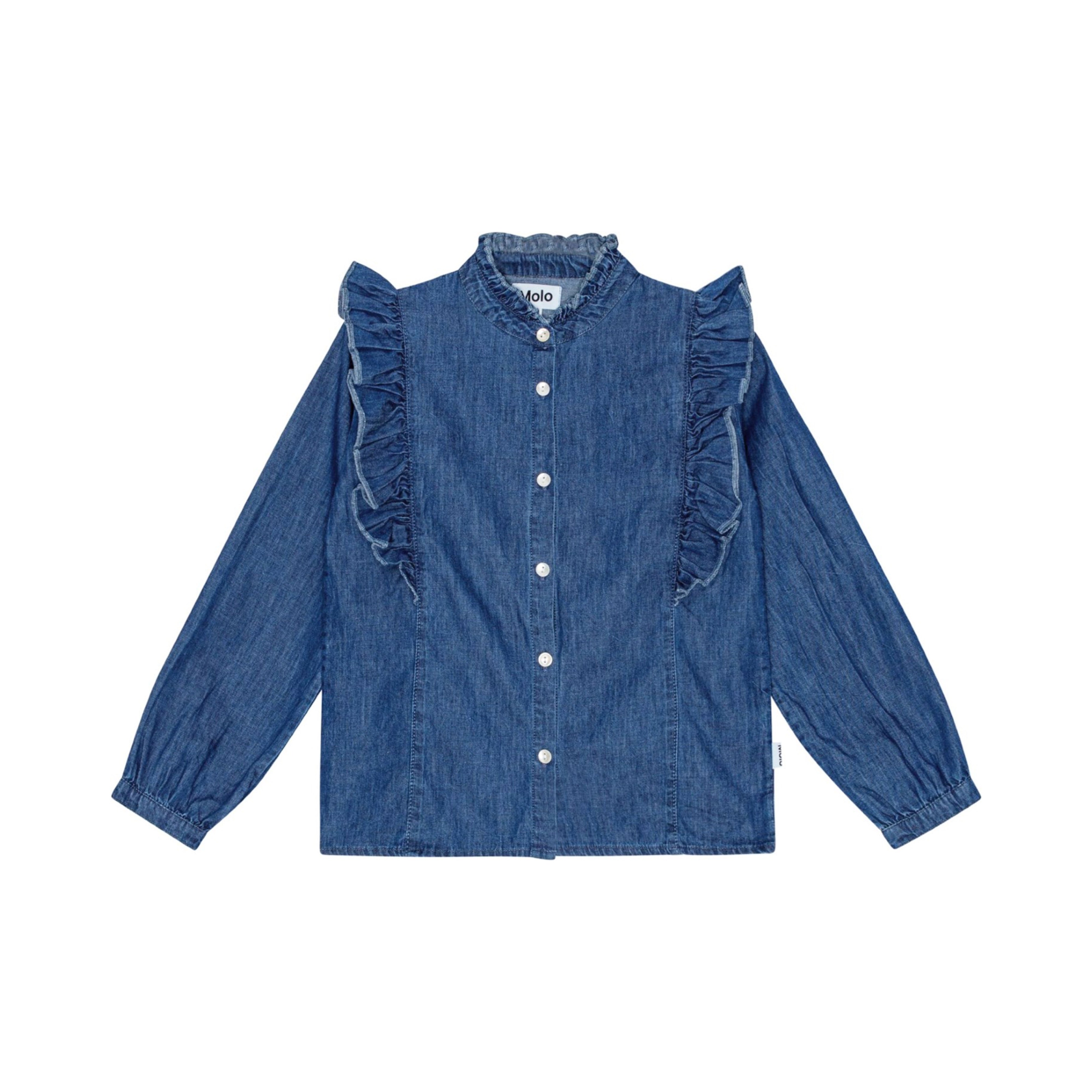 Raphaella Long Sleeve Shirt | Washed Blue