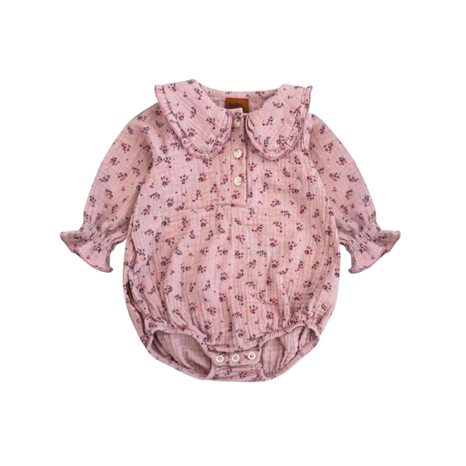 Muslin Romper | Pink Floral