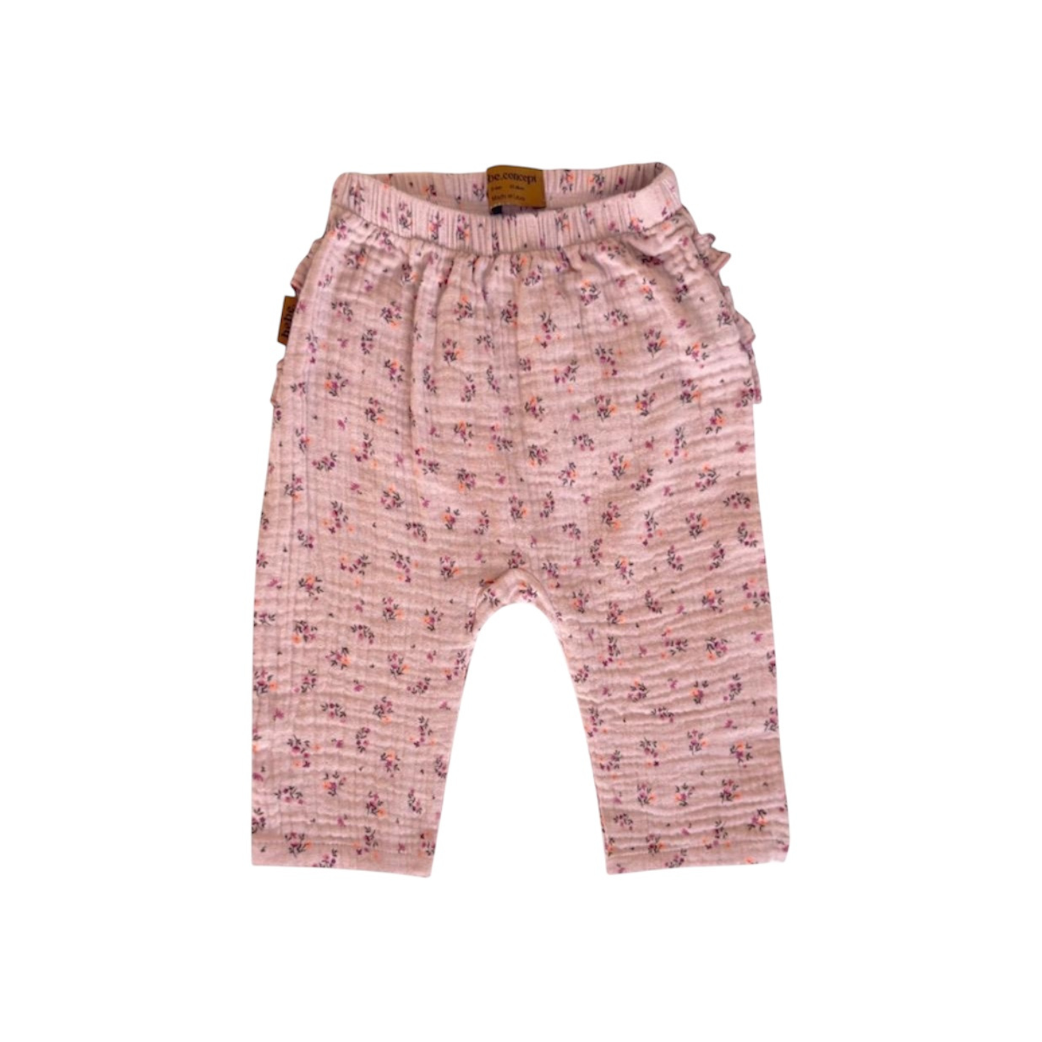 Muslin Baby Pants | Pink Floral