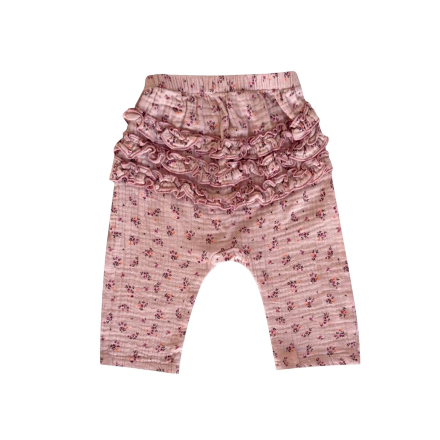 Muslin Baby Pants | Pink Floral
