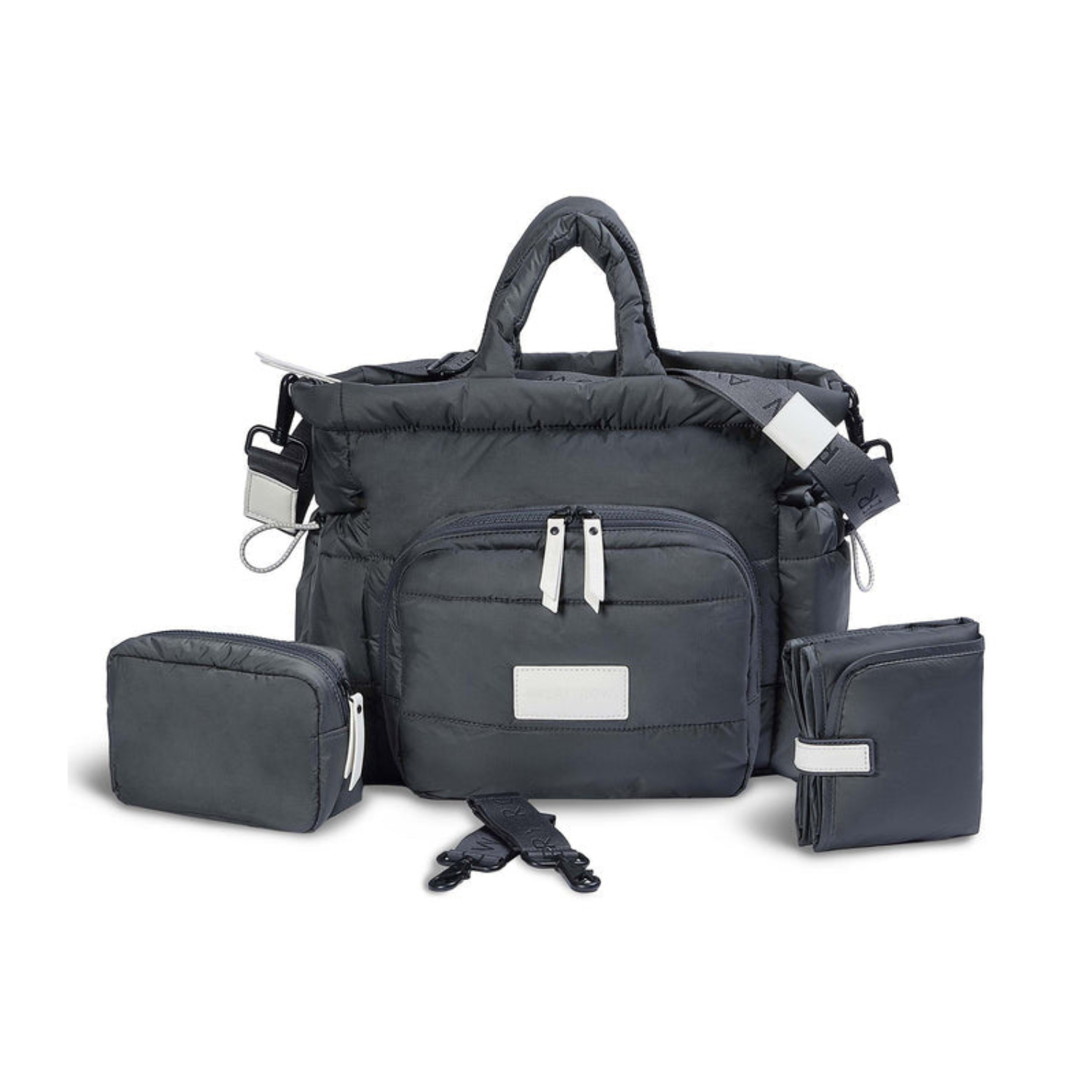 Baby Changing Tote Bag | Soft Black