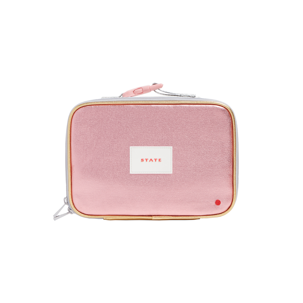 Rodgers Lunch Box | Pink/Silver