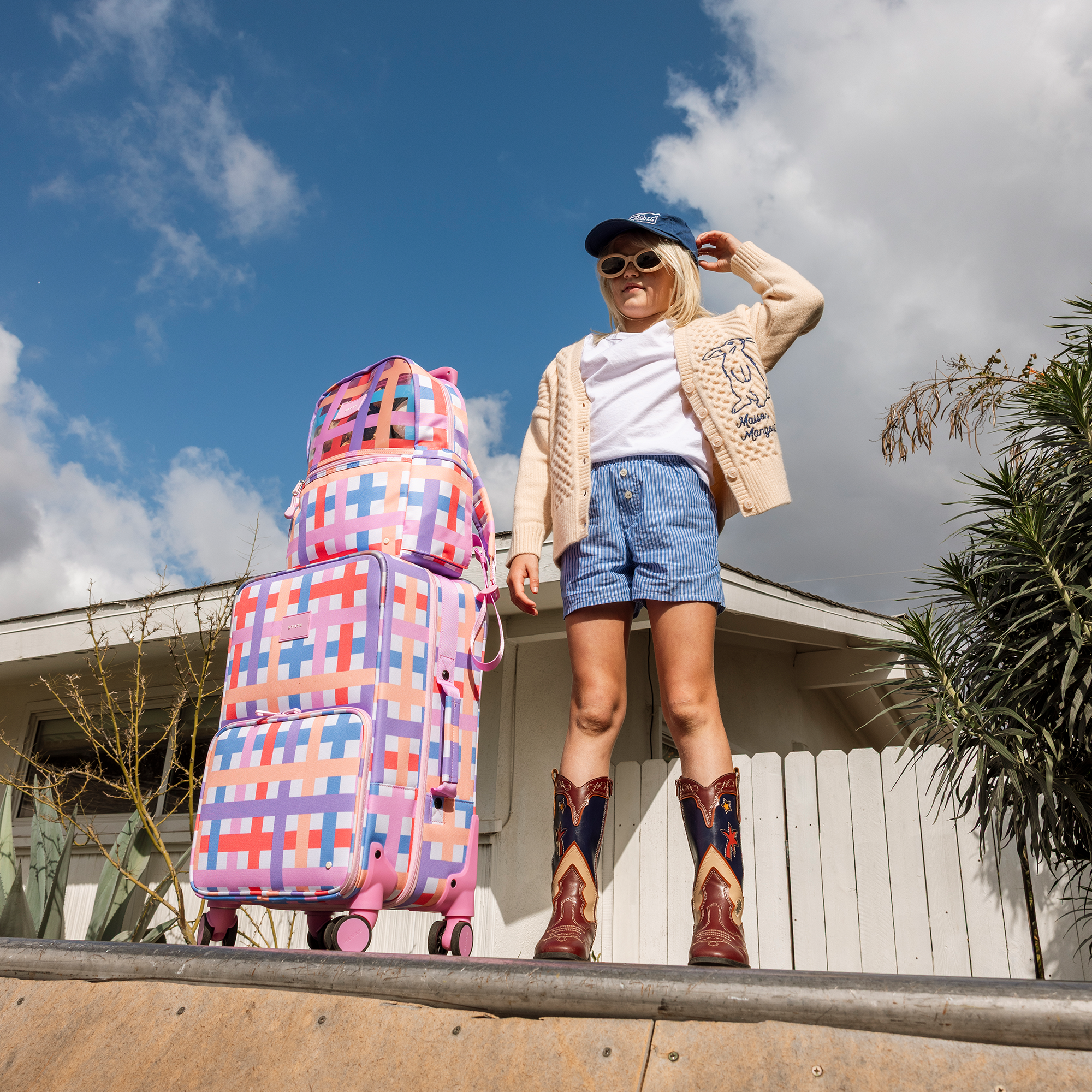 Kane Backpack | Multi Plaid