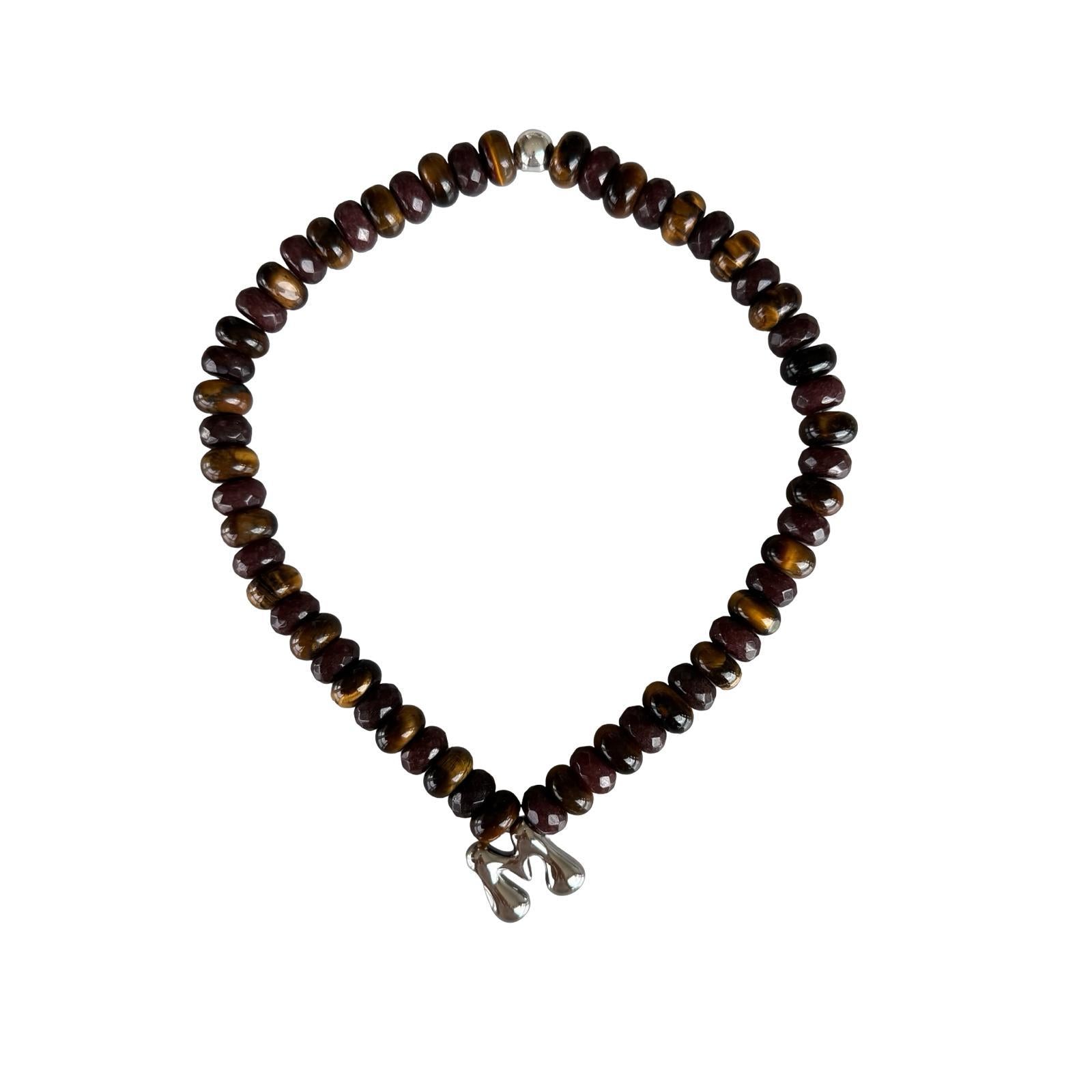 Eye Of The Tiger | Intial Necklace