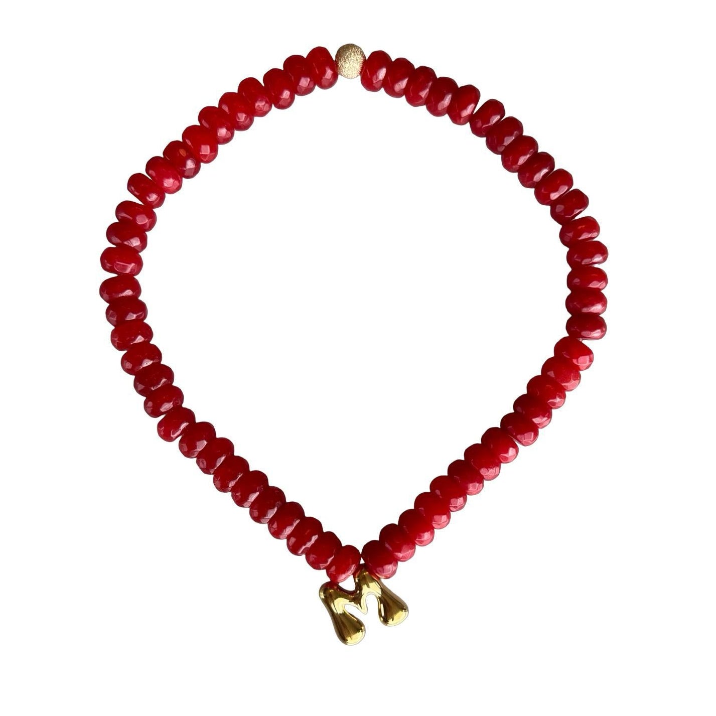 Initial Necklace | Cranberry Juice